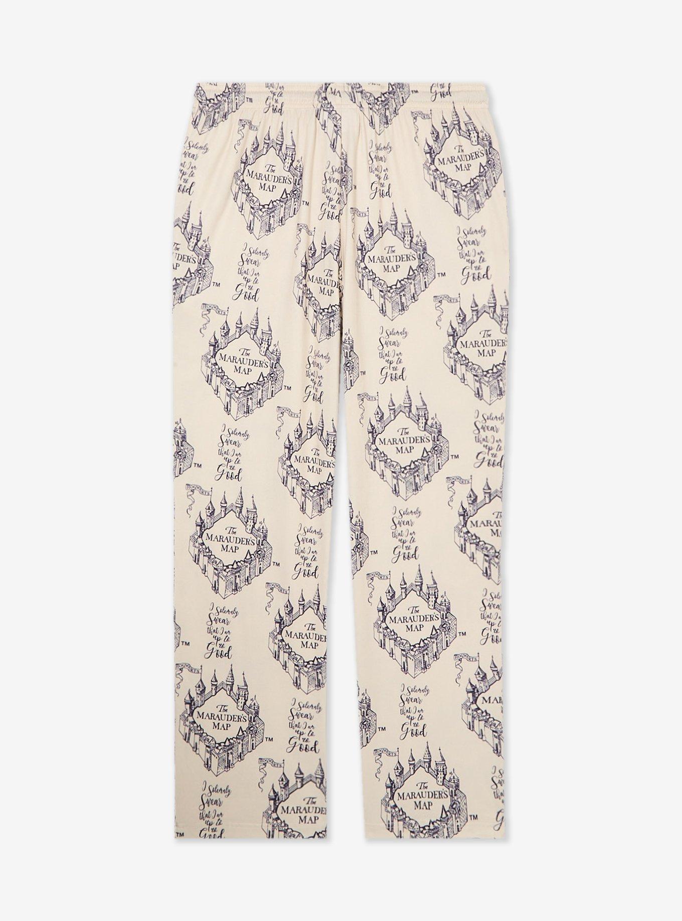 Harry Potter The Marauders Map Allover Print Sleep Pants - BoxLunch Exclusive, , hi-res