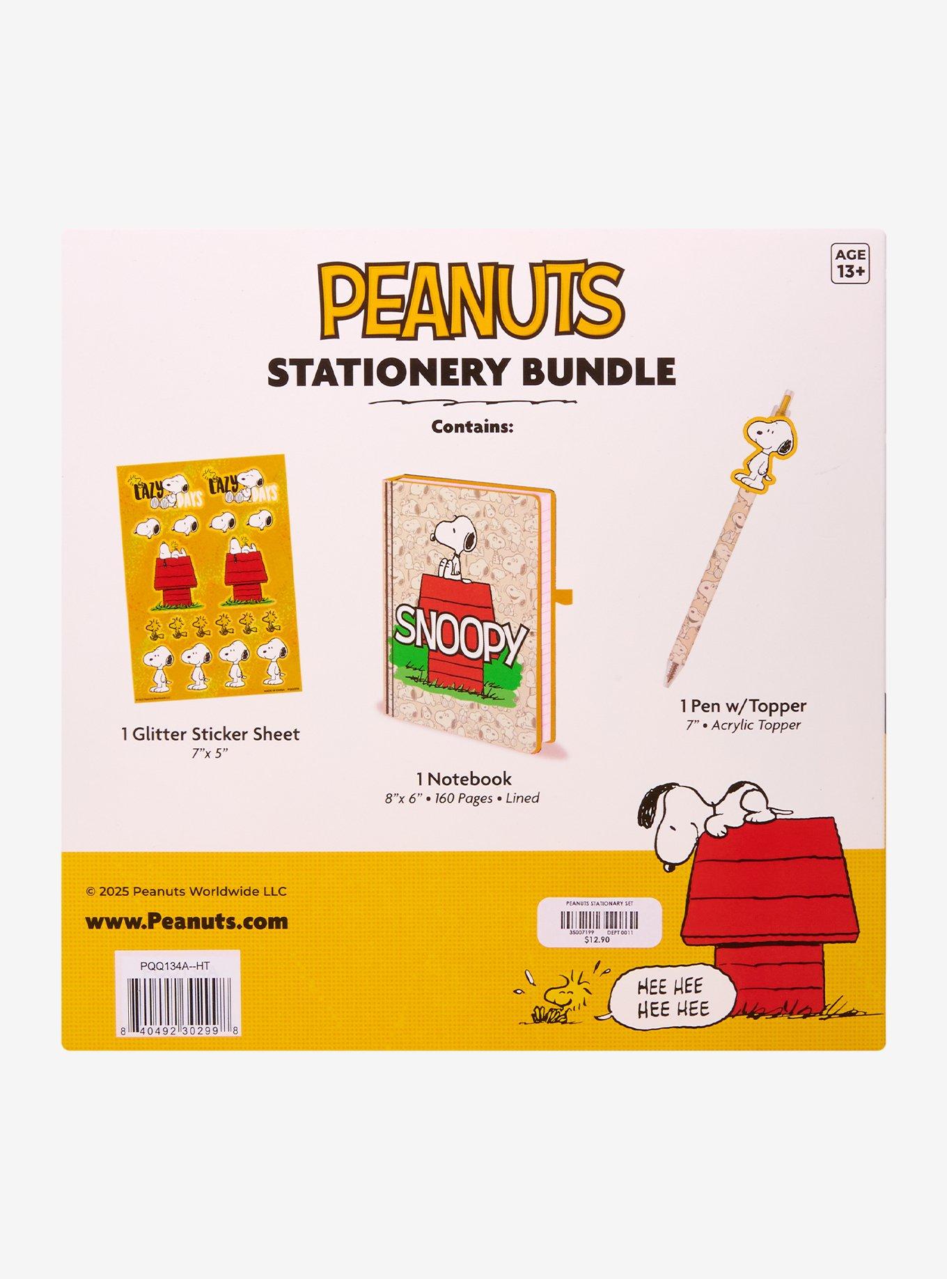 Peanuts Snoopy Stationery Set, , alternate