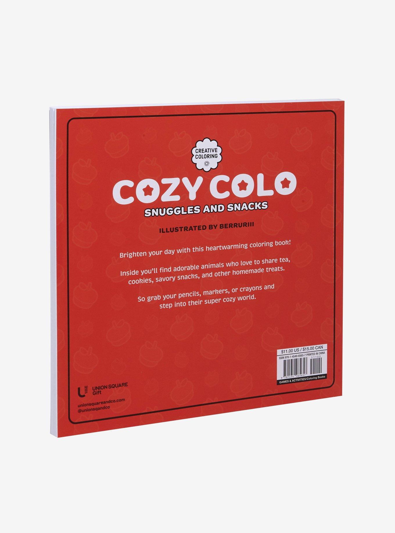 Cozy Colo Snuggles And Snacks Coloring Book, , alternate