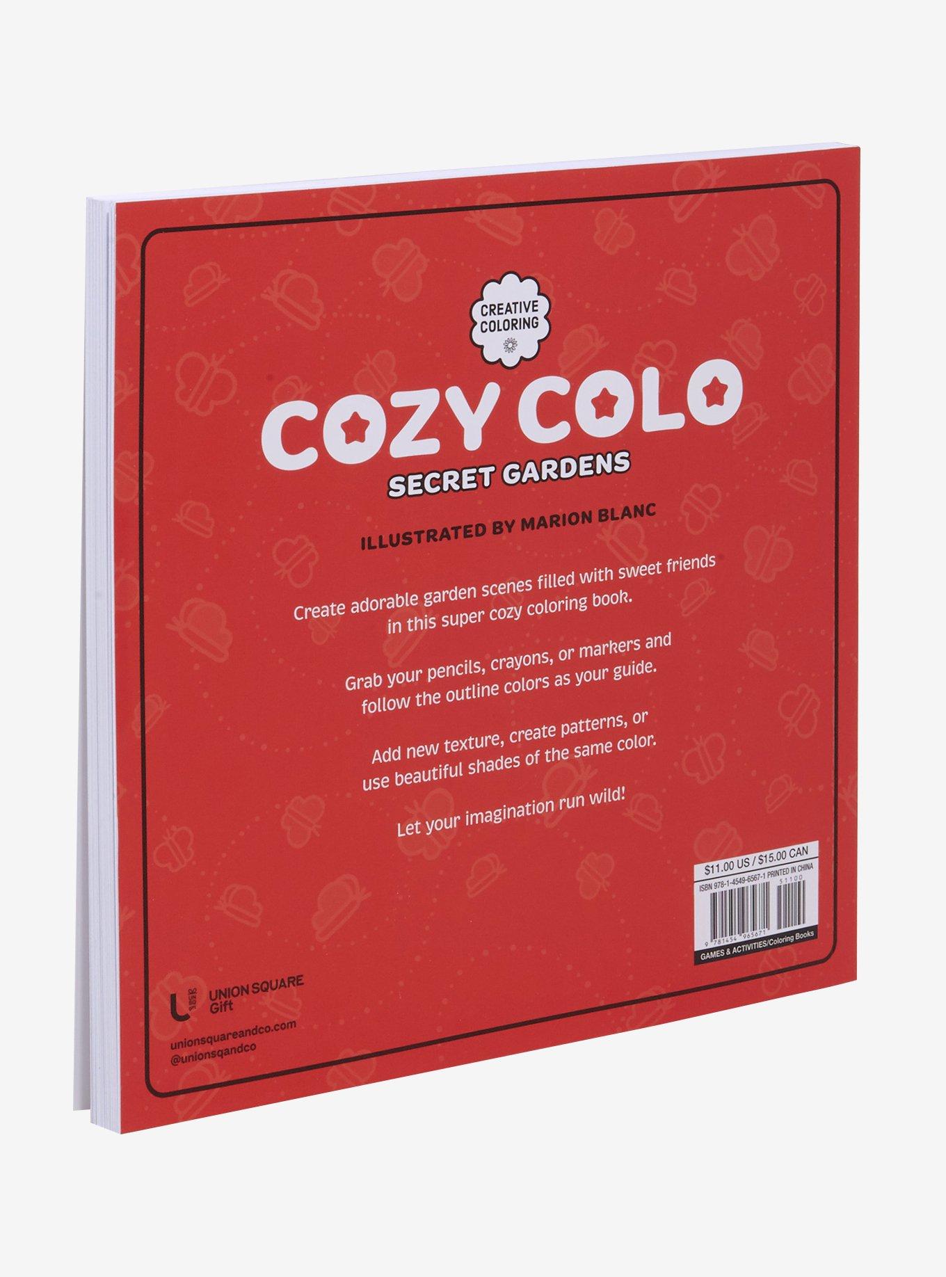 Cozy Colo Secret Gardens Coloring Book, , alternate