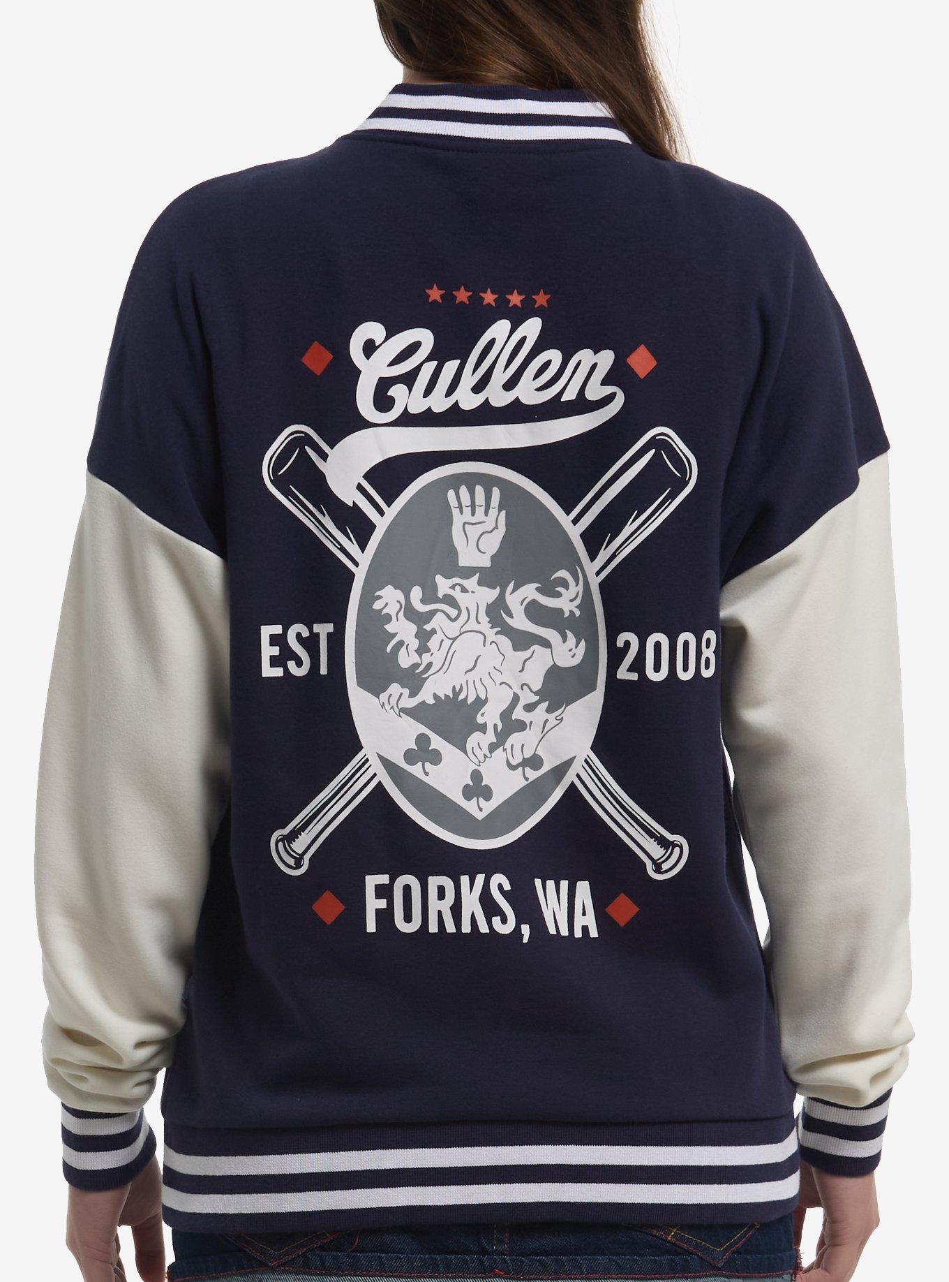 Twilight Cullen Baseball Girls Varsity Jacket, , hi-res