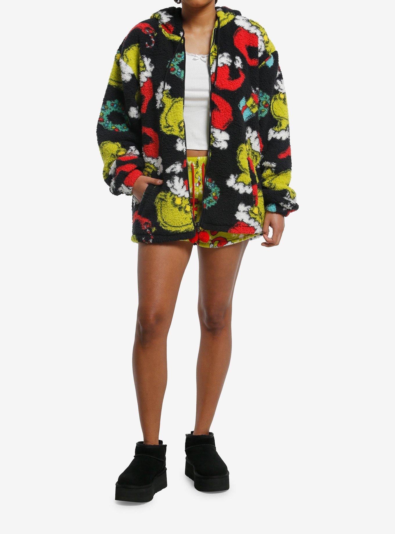 Dr. Seuss How The Grinch Stole Christmas! Sherpa Girls Hoodie, , hi-res
