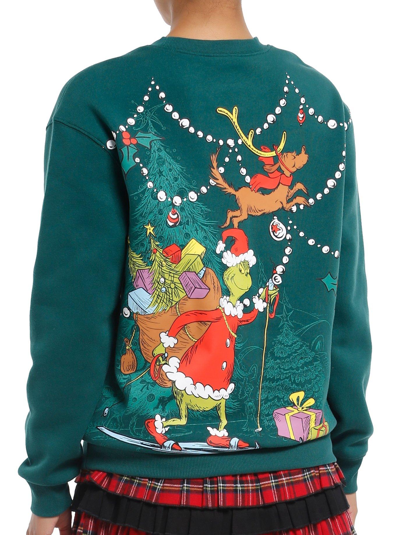 Dr. Seuss How The Grinch Stole Christmas! Merry Merry Girls Sweatshirt, , hi-res