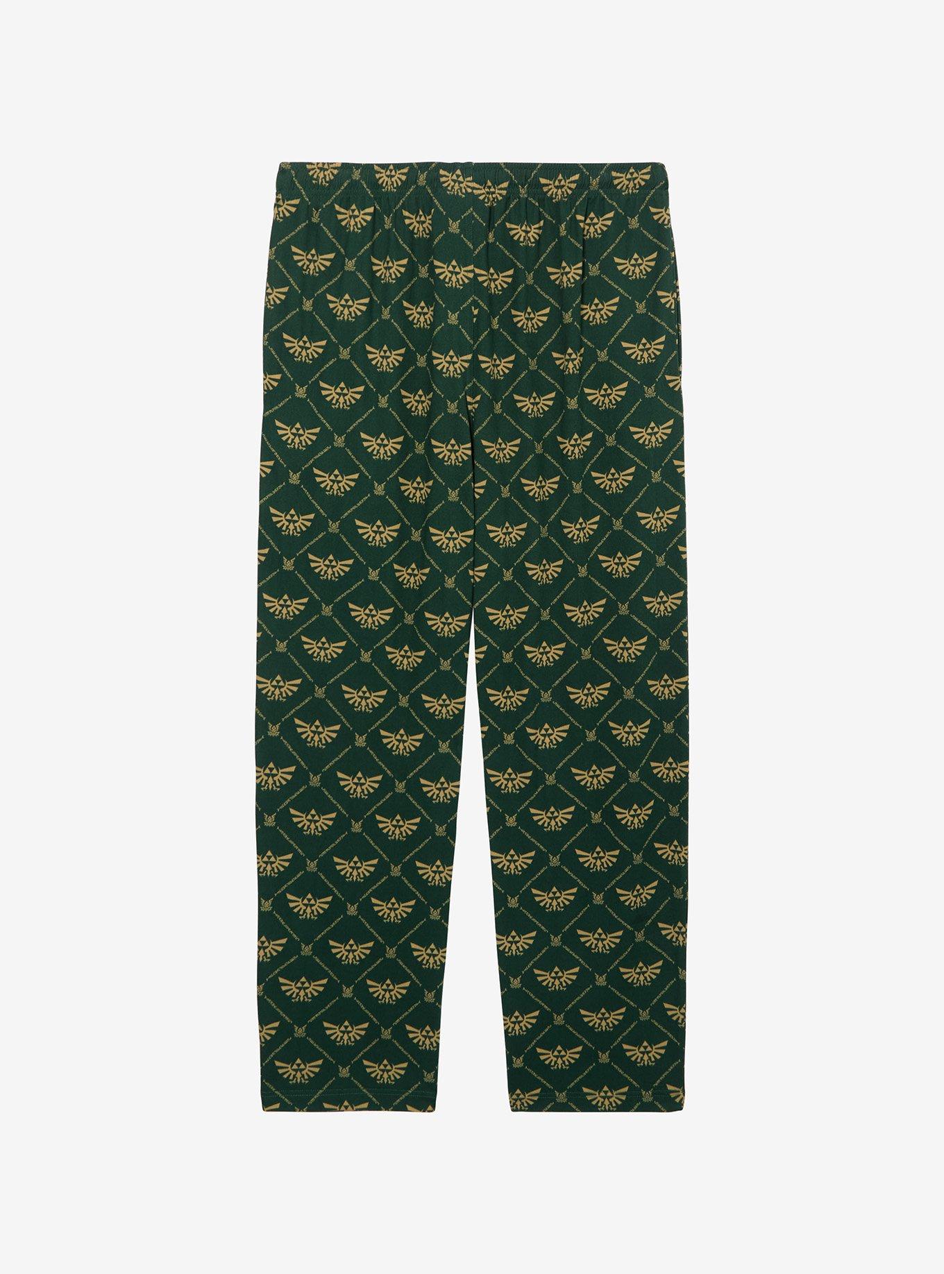 The Legend of Zelda Hyrule Allover Print Sleep Pants — BoxLunch Exclusive, , hi-res