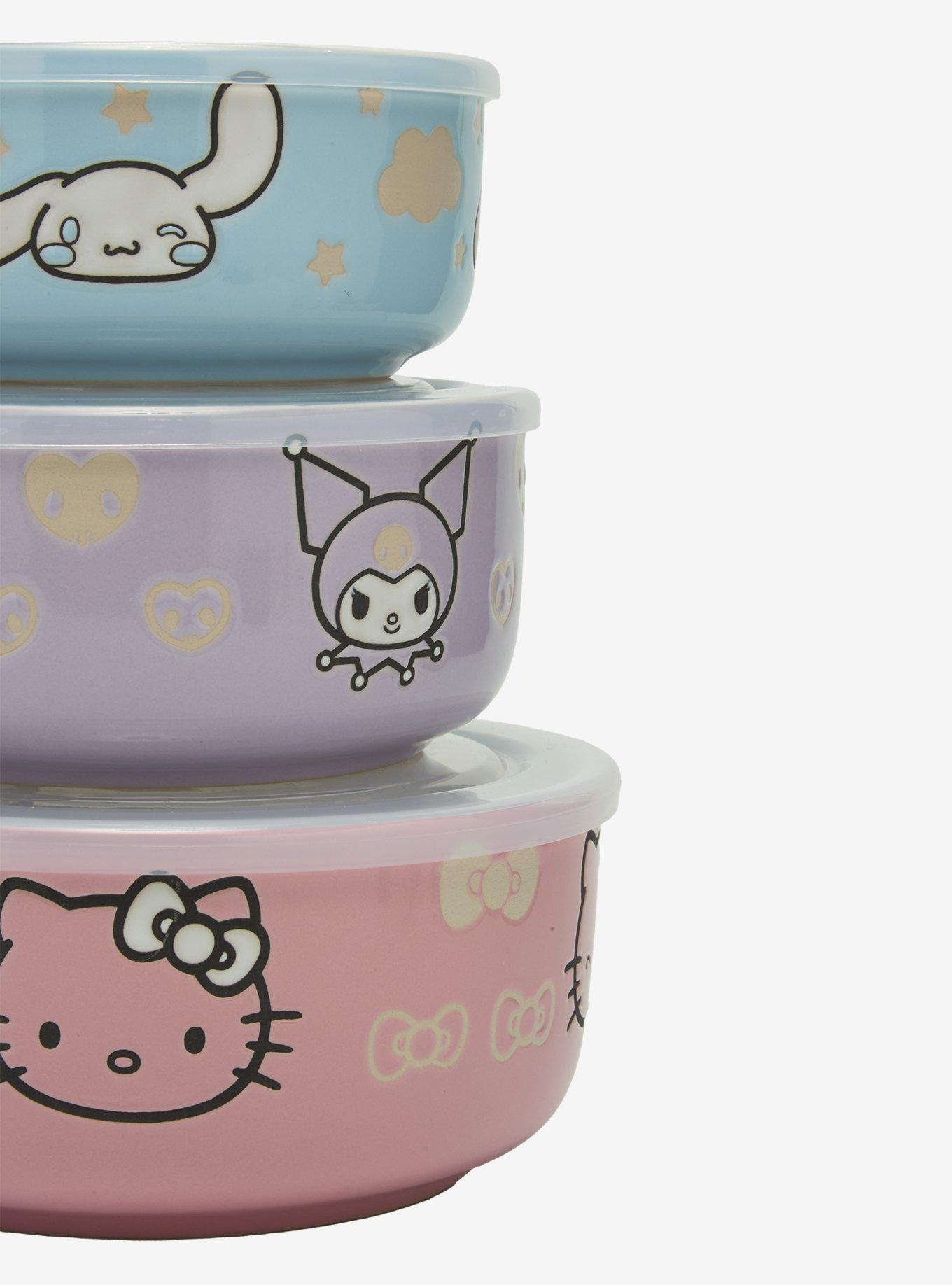Sanrio Trio Bowl Set With Lids — BoxLunch Exclusive
