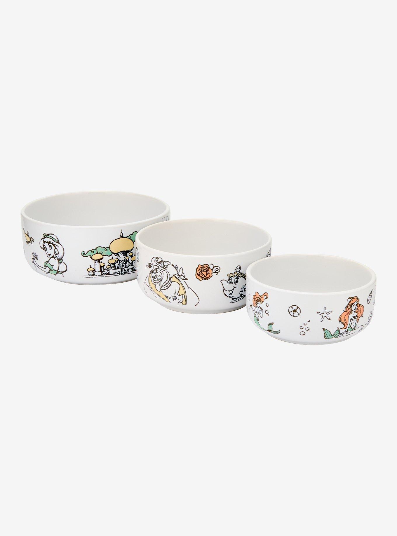 Disney Princess Classic Bowl Set With Lids — BoxLunch Exclusive