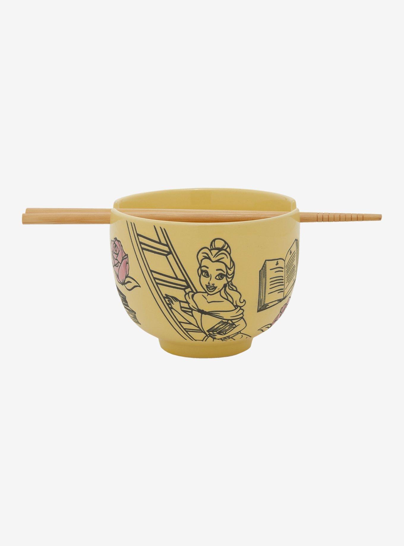 Disney Beauty and the Beast Belle Books Ramen Bowl — BoxLunch Exclusive, , hi-res