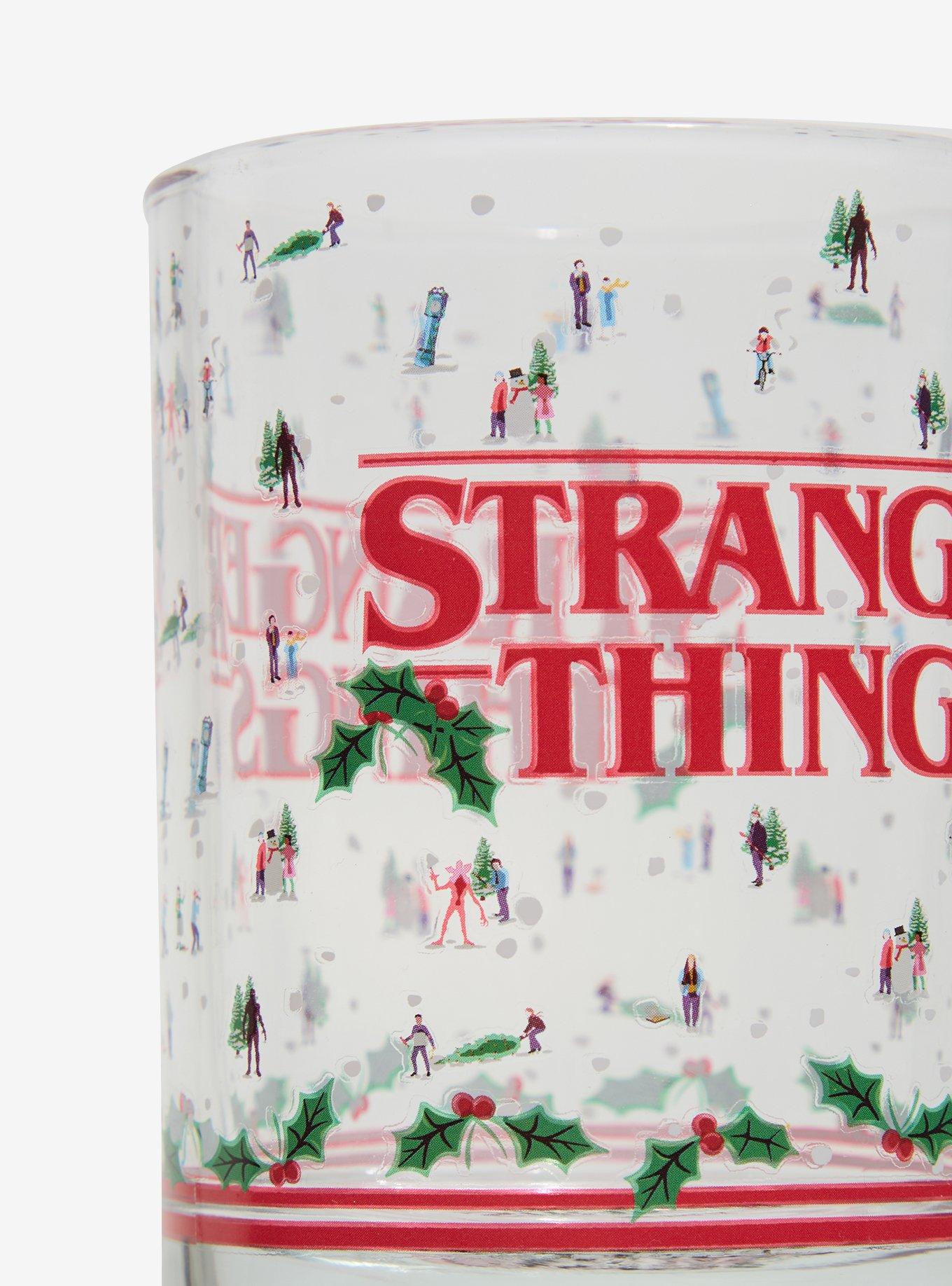 Stranger Things Christmas Icons Glass Cup Set — BoxLunch Exclusive