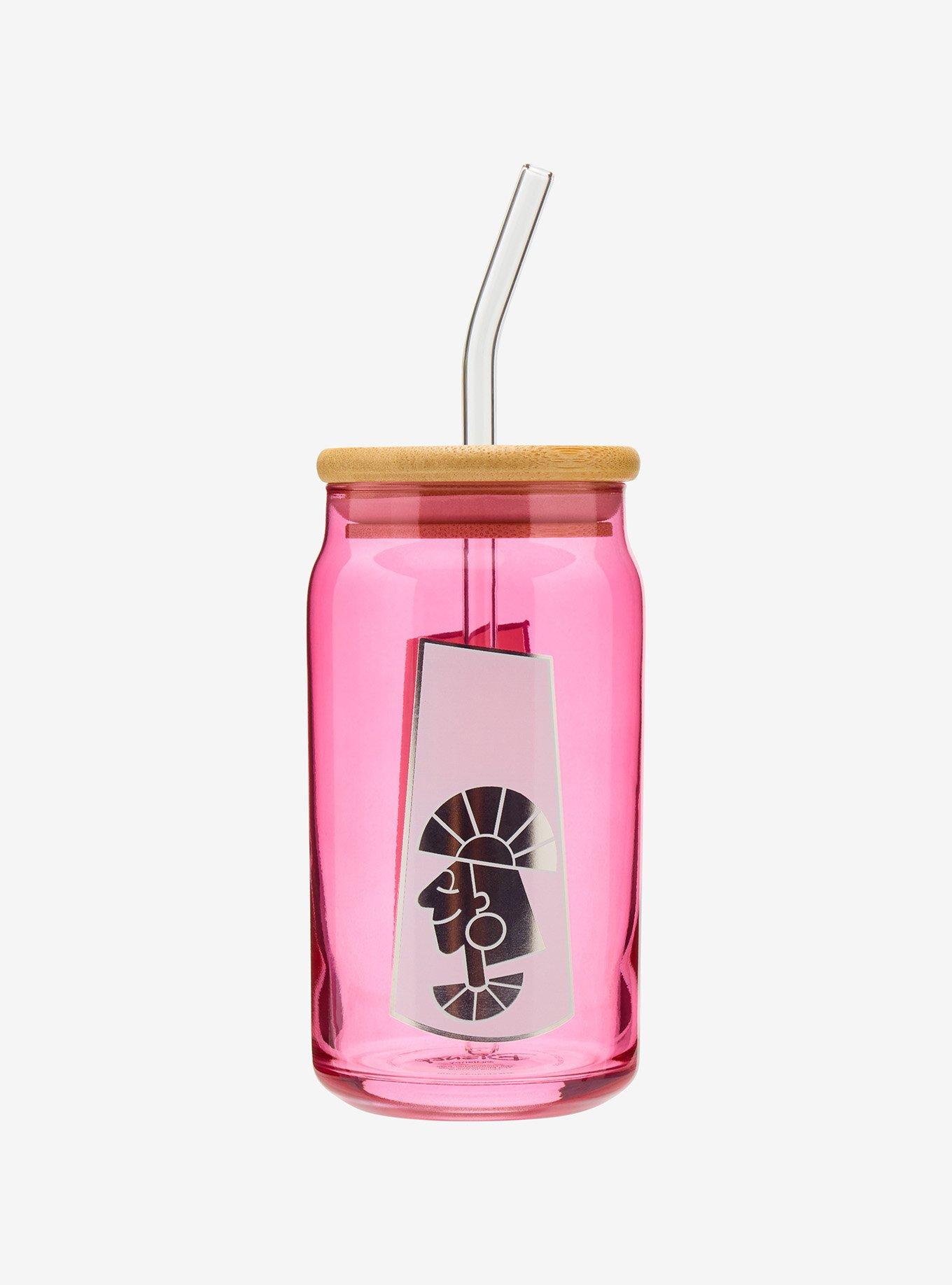 Disney The Emperor's New Groove Glass With Straw — BoxLunch Exclusive, , alternate