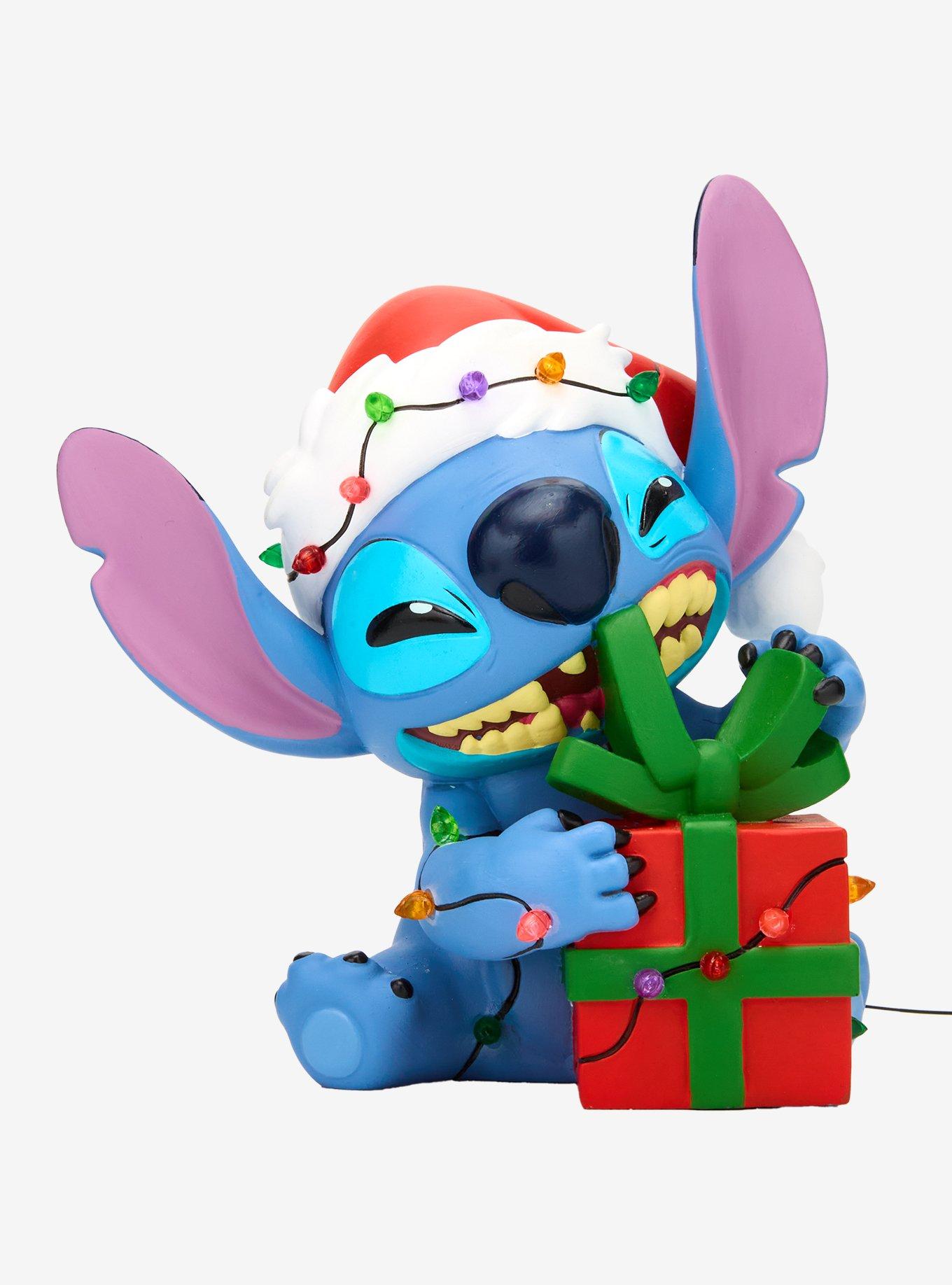 Disney Lilo & Stitch Gift Stitch Light-Up Tree Topper — BoxLunch Exclusive, , hi-res