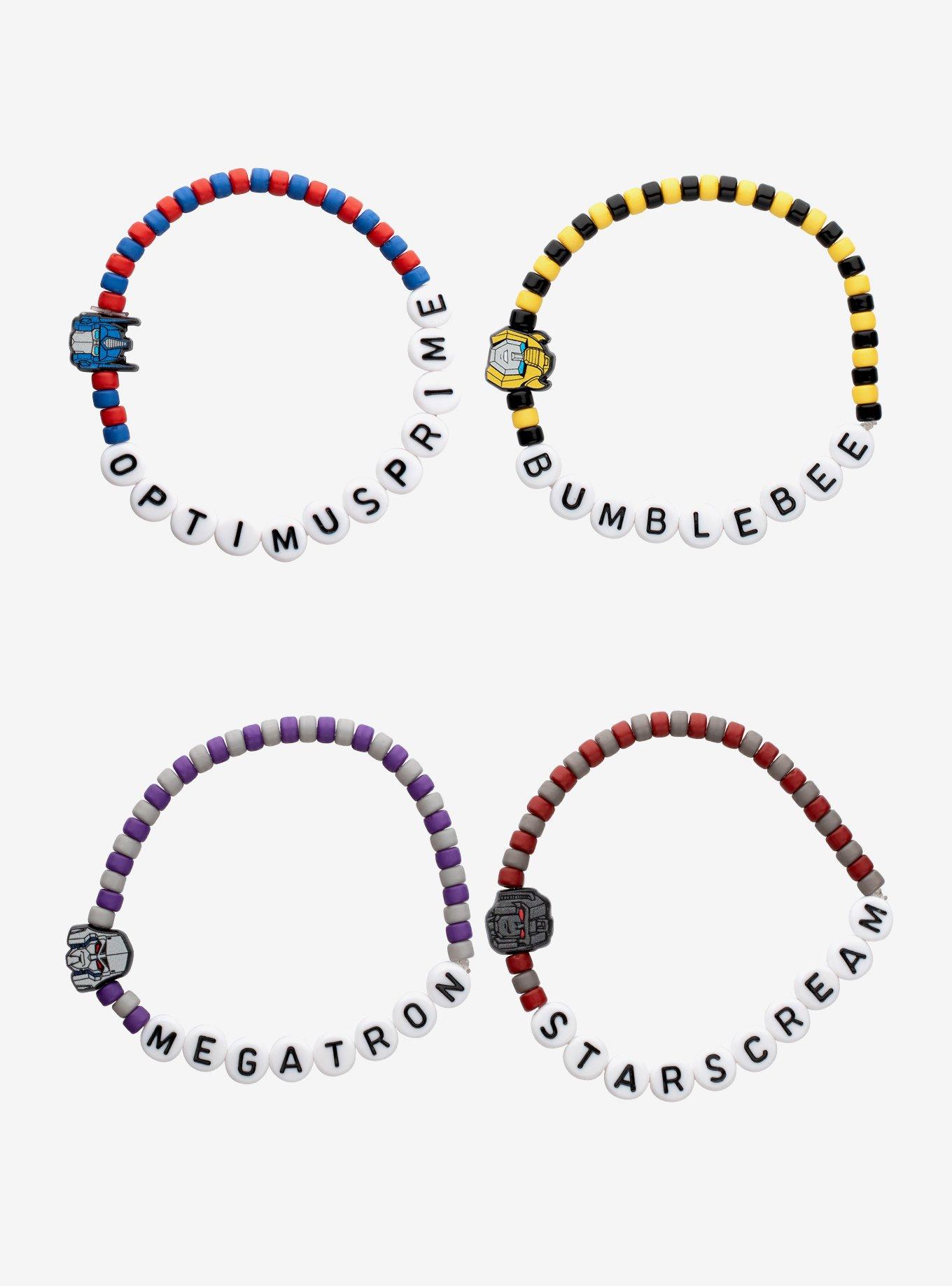 Transformers Character Beaded Bracelet Set, , hi-res