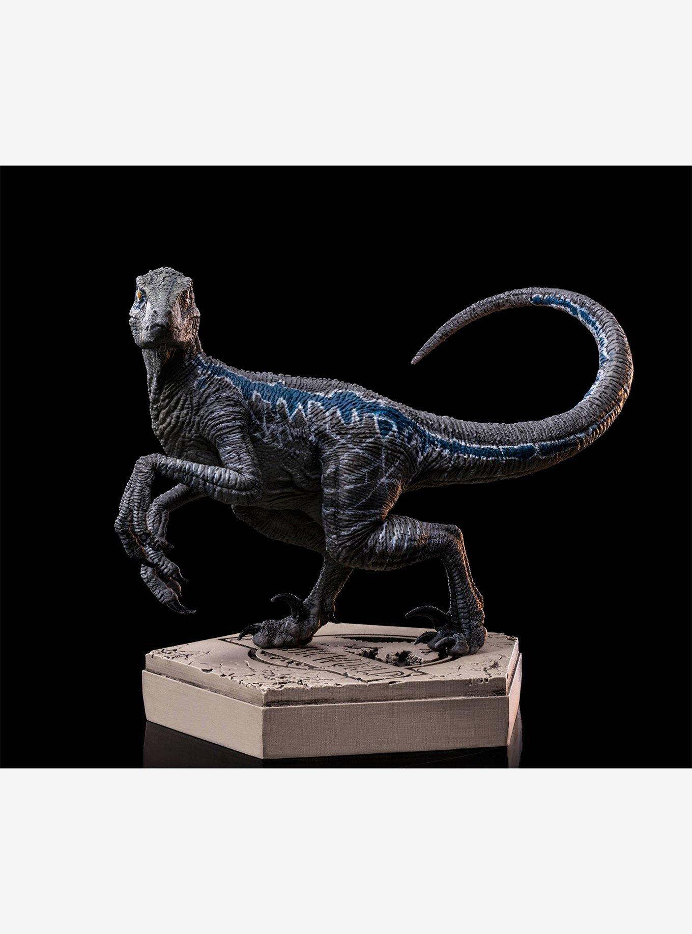 Jurassic World Icons Velociraptor Blue B Statue, , alternate