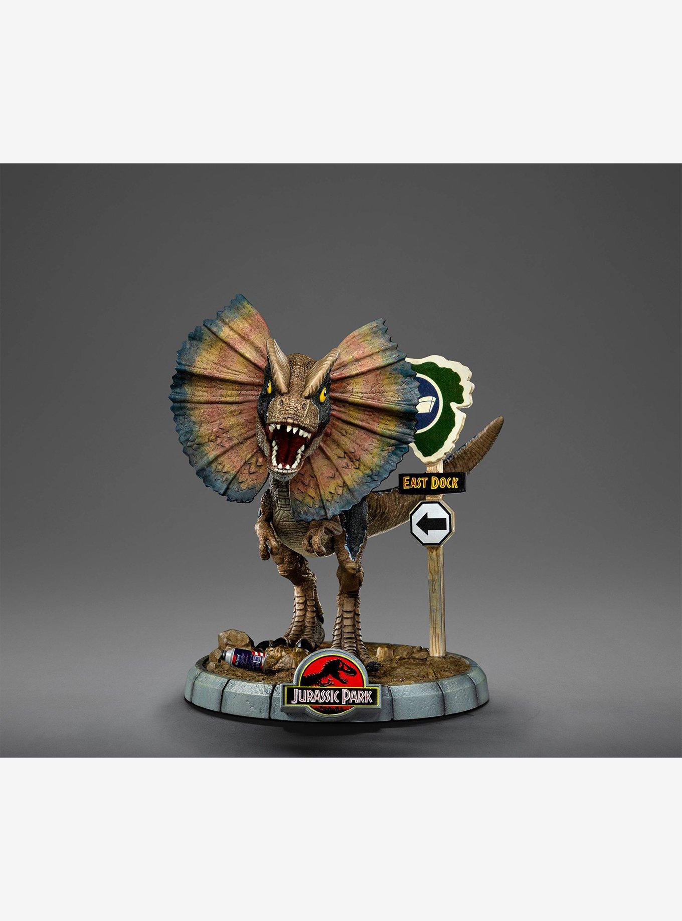 Jurassic Park Dilophosaurus MiniCo Statue, , alternate