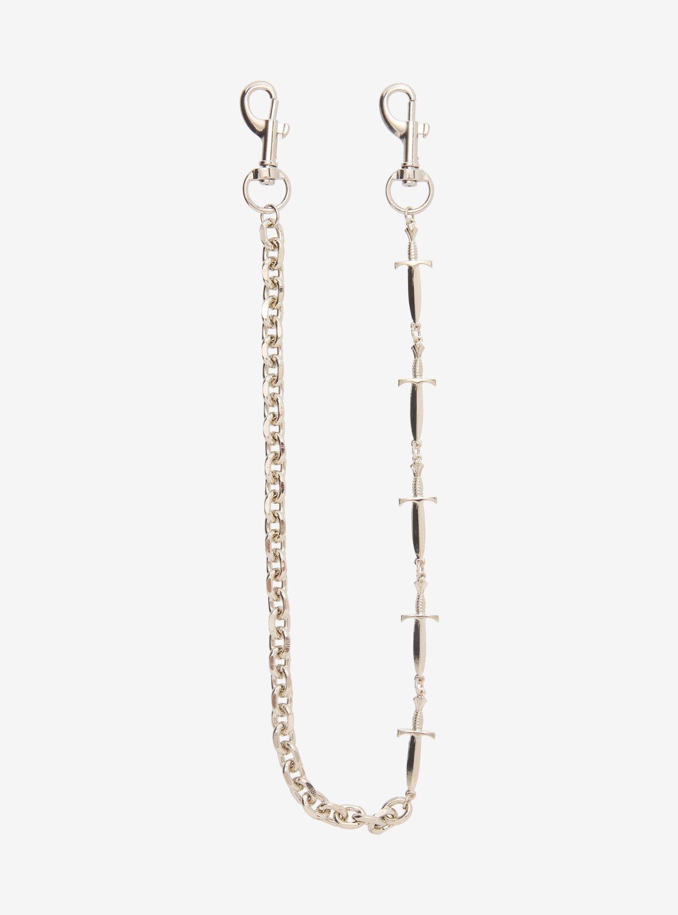 Split Dagger 18 Inch Wallet Chain, , hi-res