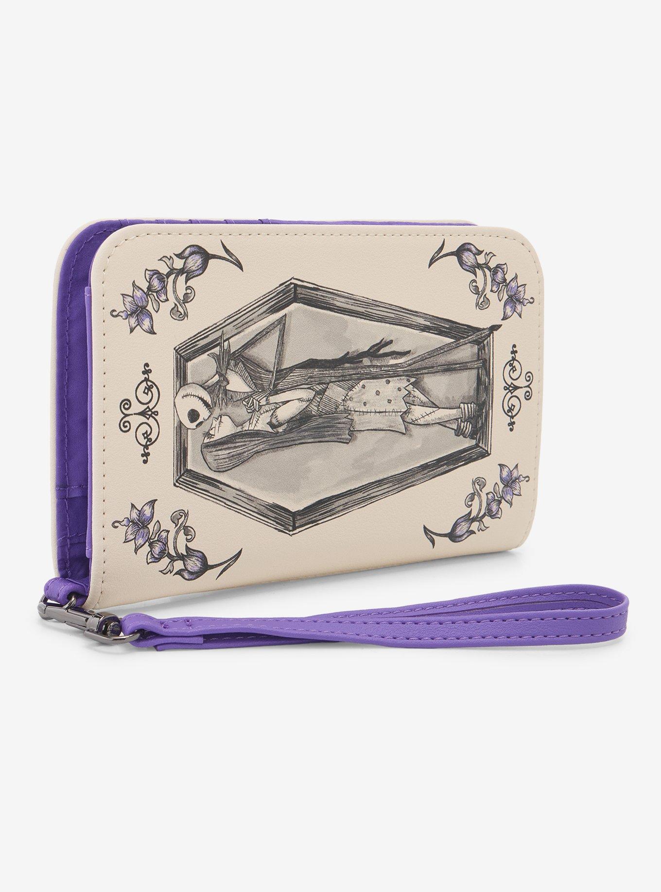 Loungefly The Nightmare Before Christmas Jack & Sally Coffin Tech Wallet, , hi-res