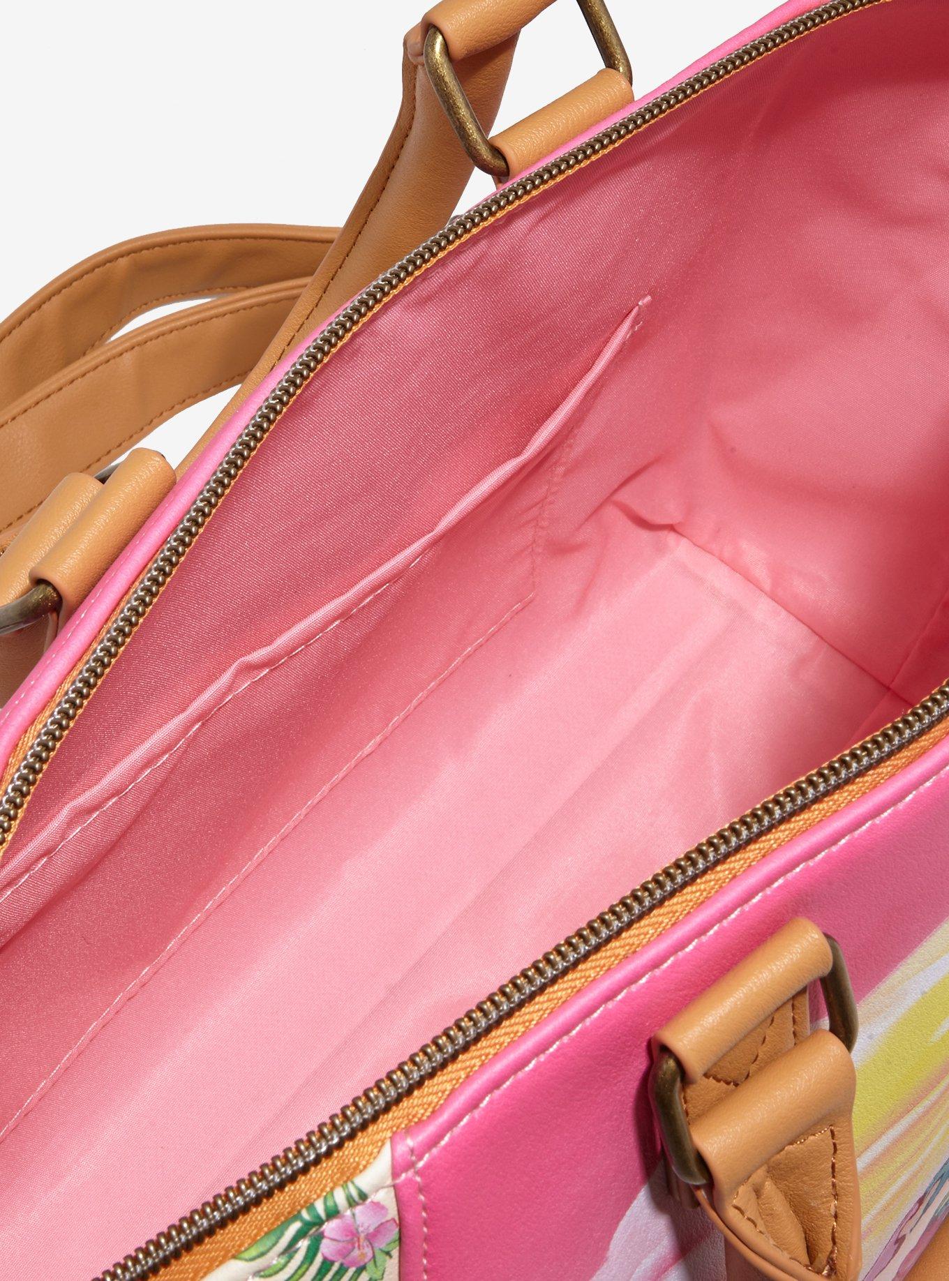 Loungefly Disney Stitch & Angel Sunset Satchel Bag, , alternate