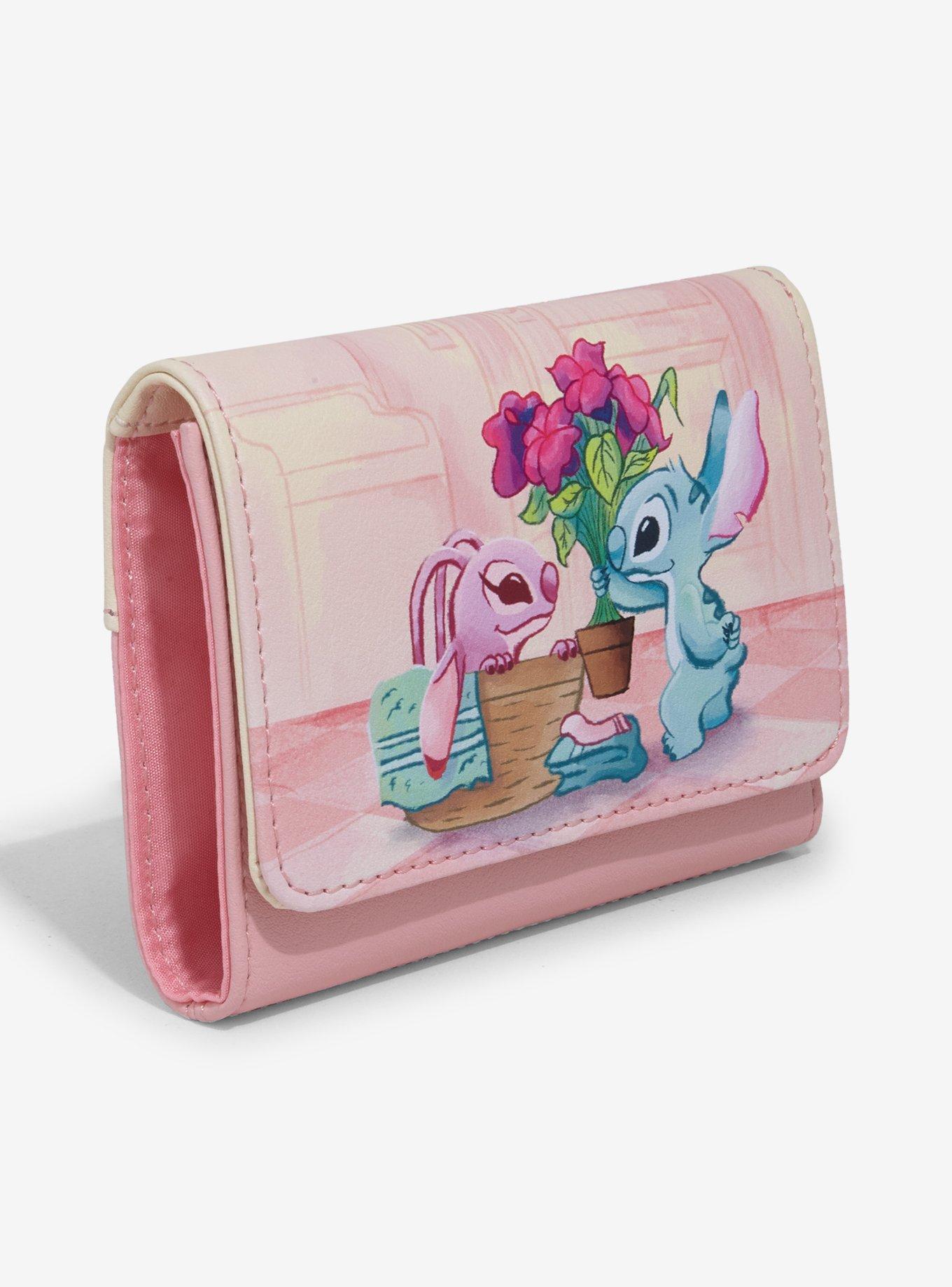 Loungefly Disney Stitch & Angel Laundry Day Mini Wallet, , hi-res