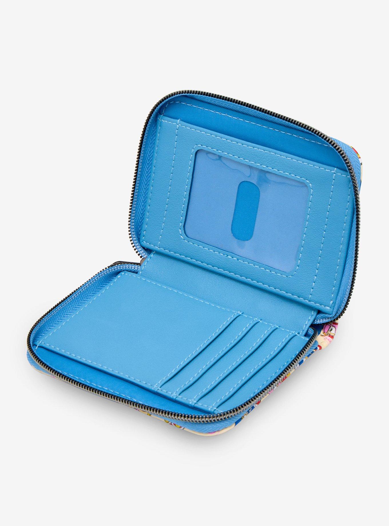 Loungefly Sonic The Hedgehog Amy Rose & Sonic Mini Zipper Wallet, , alternate