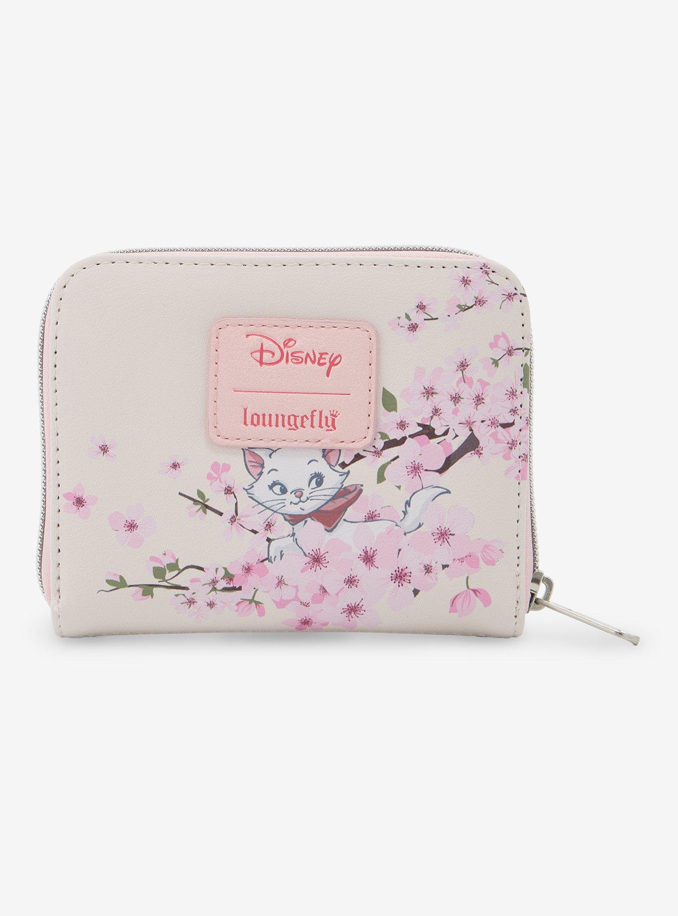 Loungefly Disney The Aristocats Kittens Cherry Blossom Mini Zipper Wallet, , alternate