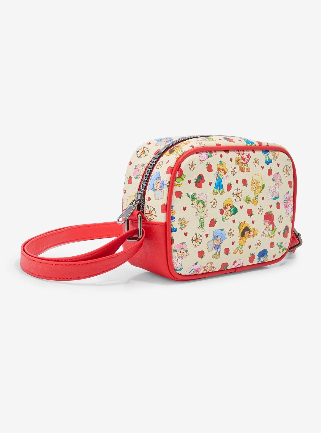 Loungefly Strawberry Shortcake And Friends Allover Print Crossbody Bag, , hi-res