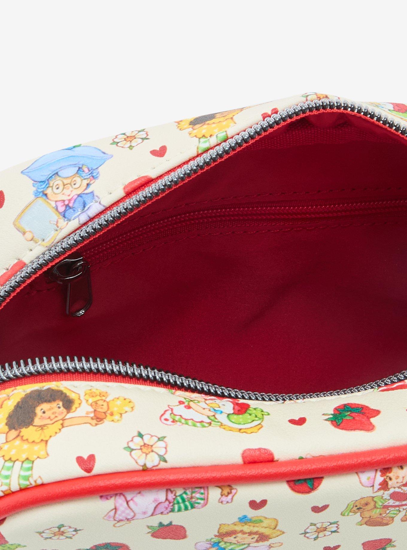 Loungefly Strawberry Shortcake And Friends Allover Print Crossbody Bag, , alternate