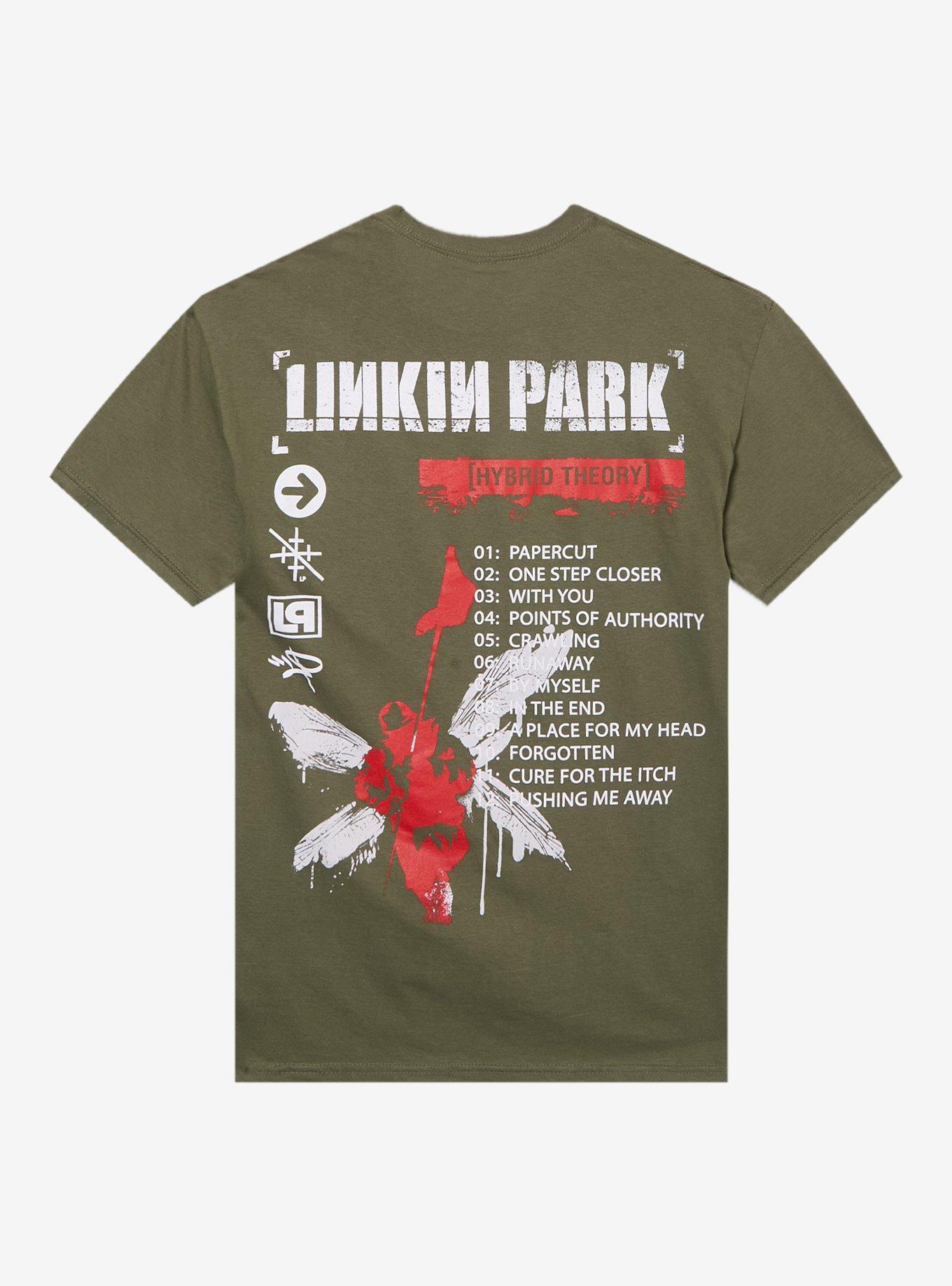 Linkin Park Hybrid Theory Tracklist Two-Sided T-Shirt, , hi-res