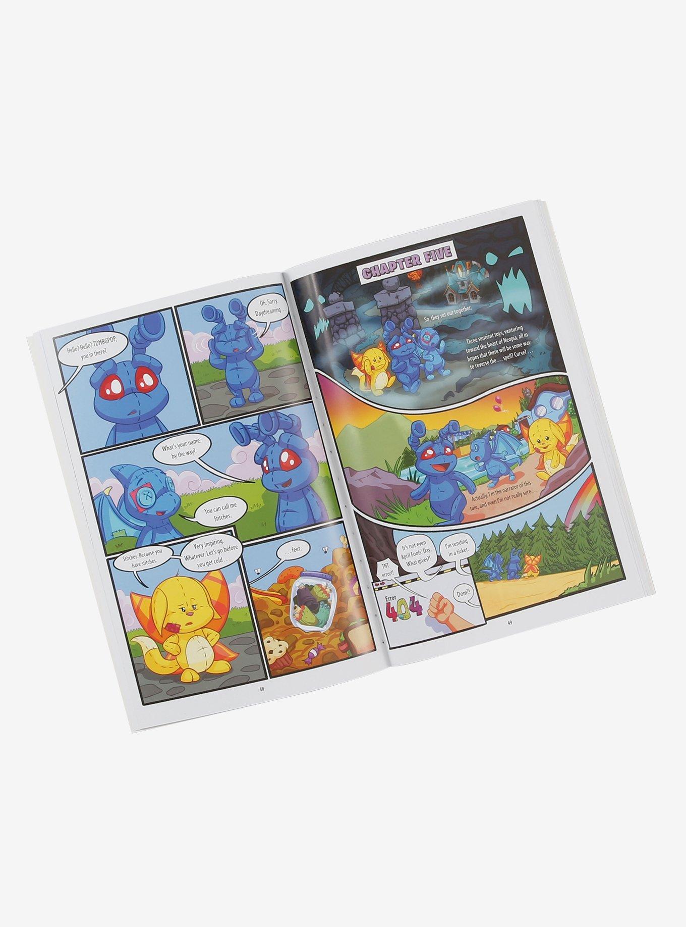 Neopets The Discarded Magical Blue Grundo Plushie Of Prosperity Graphic Novel, , hi-res