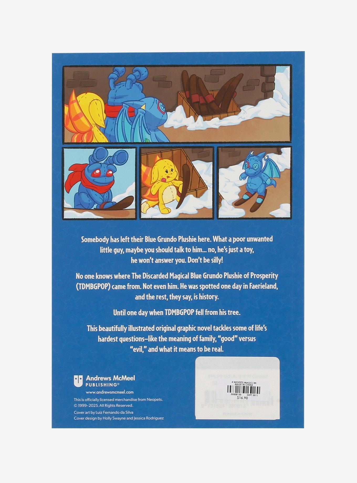 Neopets The Discarded Magical Blue Grundo Plushie Of Prosperity Graphic Novel, , alternate