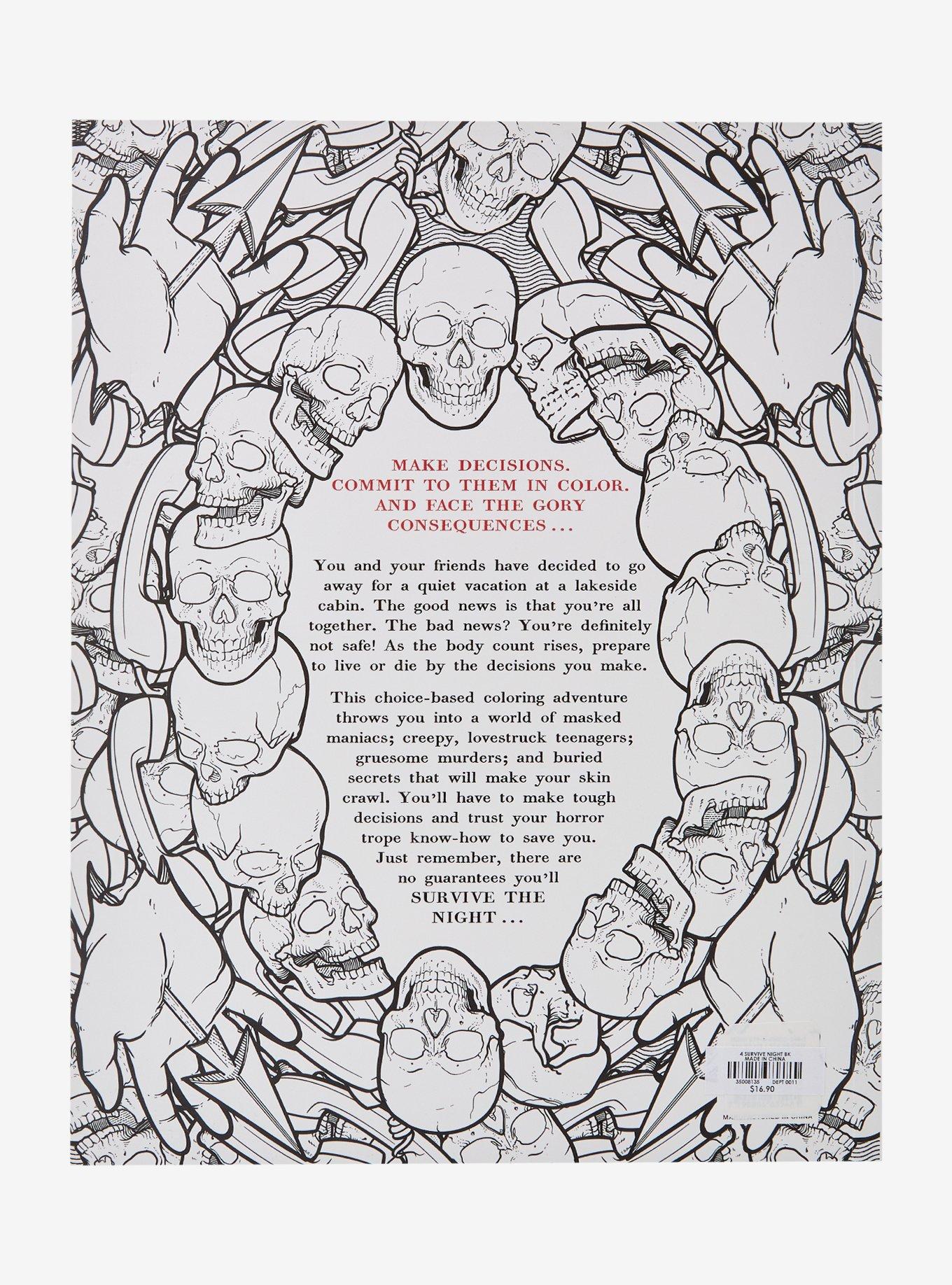 Survive The Night Adventure Coloring Book, , alternate