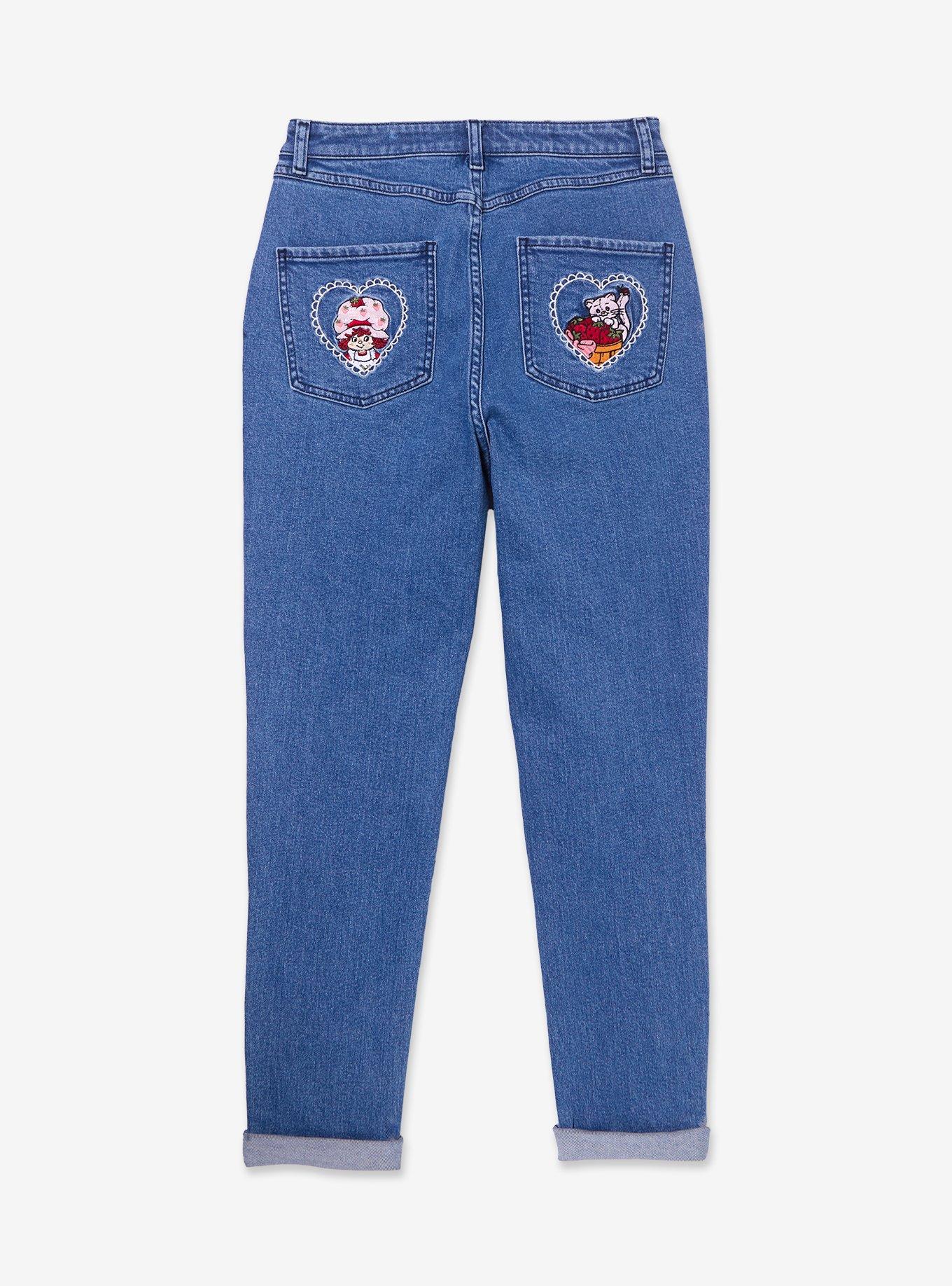 Strawberry Shortcake Berries & Blossoms Women's Plus Size Denim Jeans &mdash; BoxLunch Exclusive, , hi-res