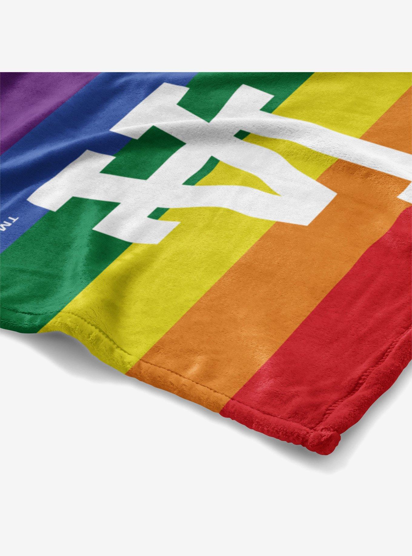MLB Los Angeles Dodgers Pride Series Silk Touch Throw Blanket, , alternate