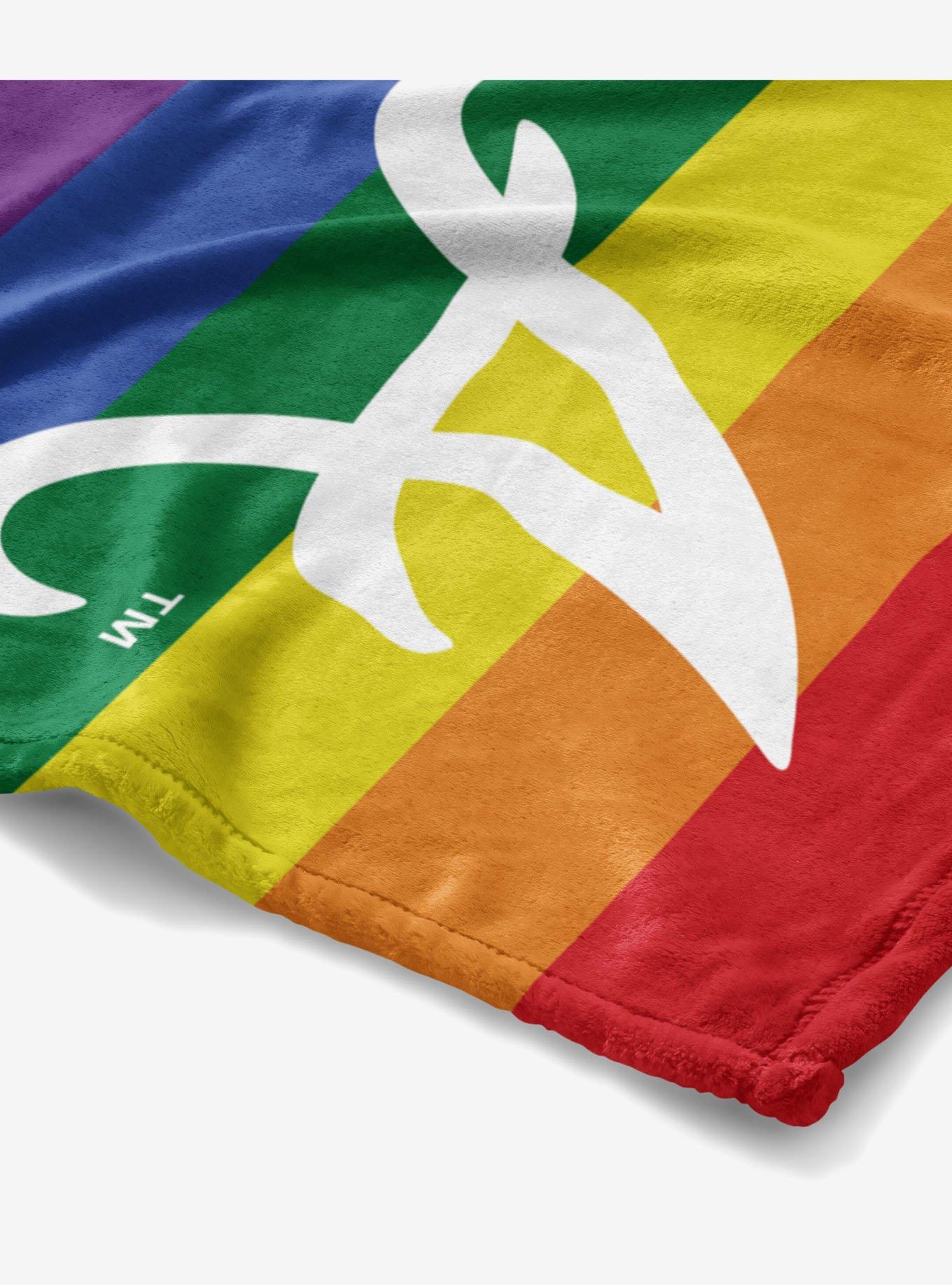 MLB Atlanta Braves Pride Series Silk Touch Throw Blanket, , alternate