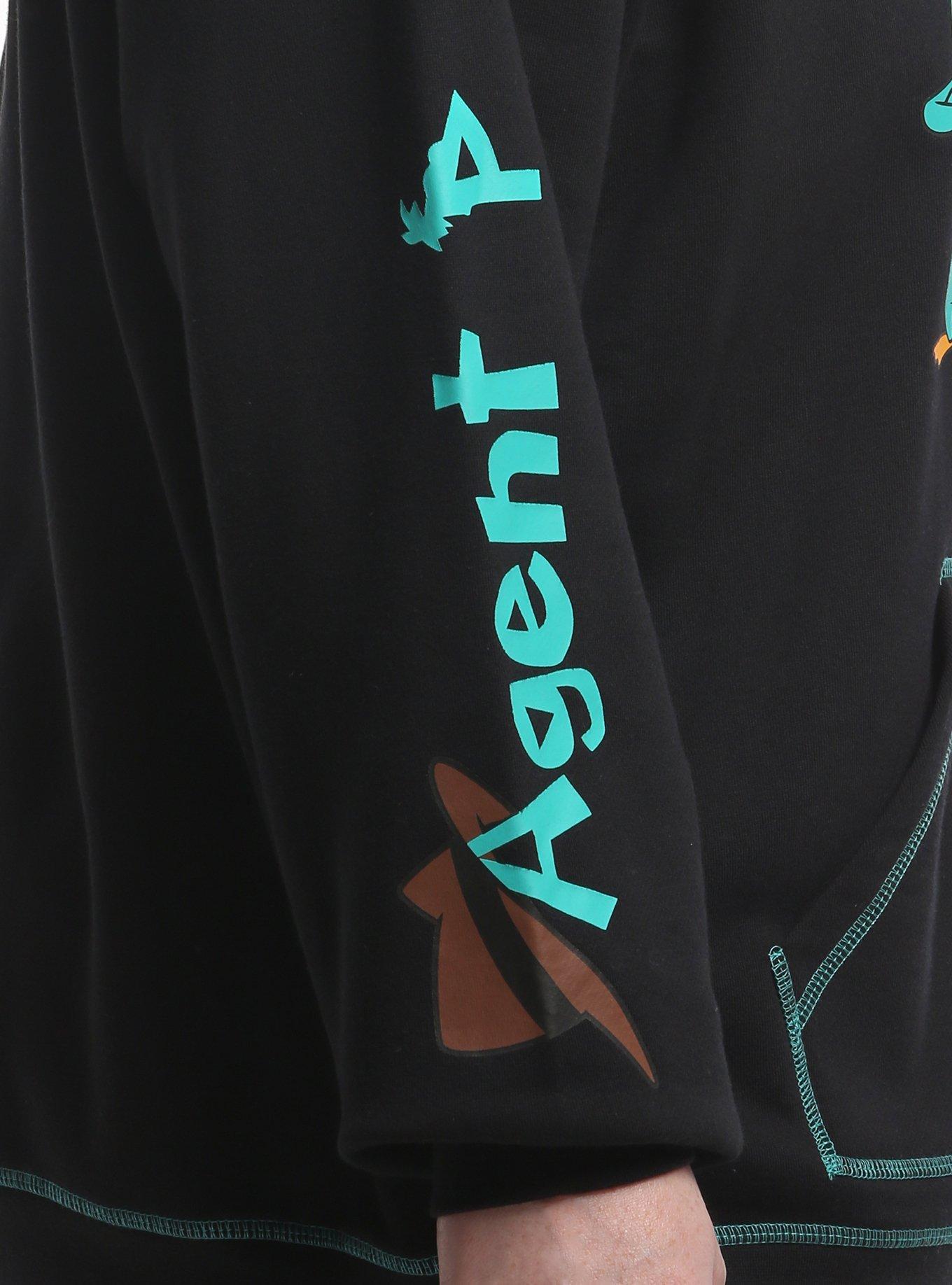 Disney Phineas And Ferb Perry & Dr. Doofenshmirtz Girls Hoodie Plus Size, , alternate - view 5