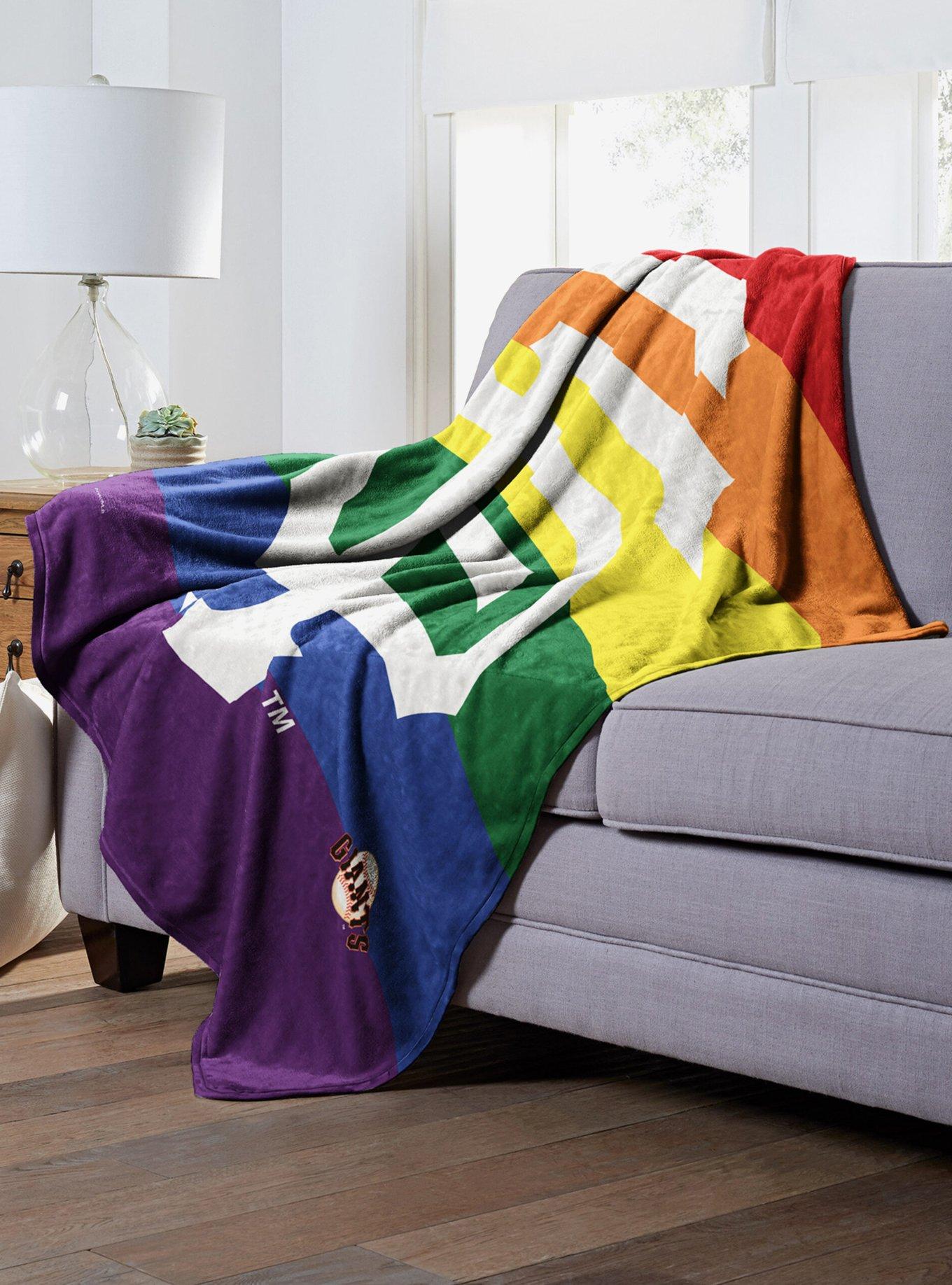 MLB San Francisco Giants Pride Series Silk Touch Throw Blanket, , alternate