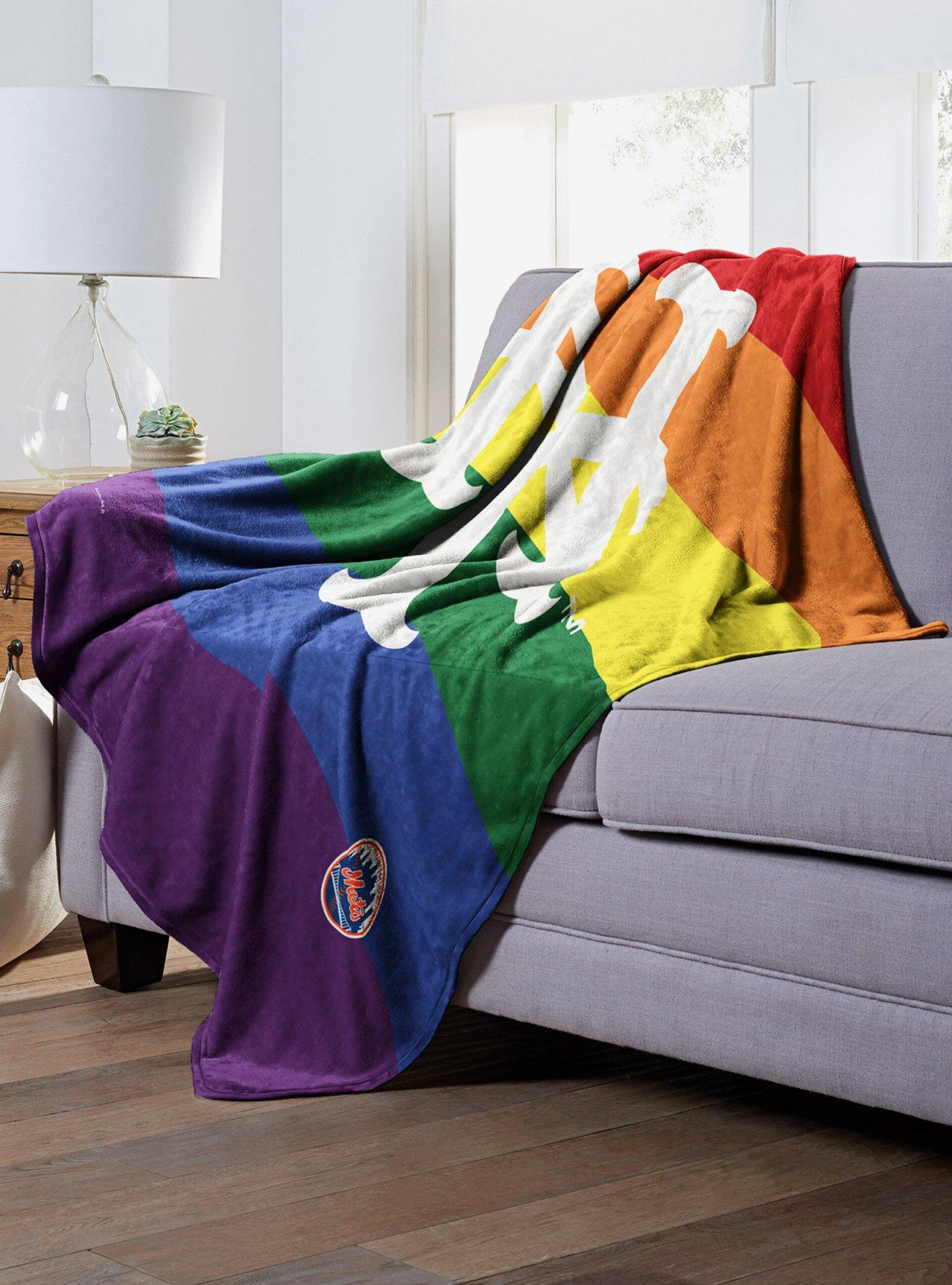 MLB New York Mets Pride Series Silk Touch Throw Blanket, , alternate