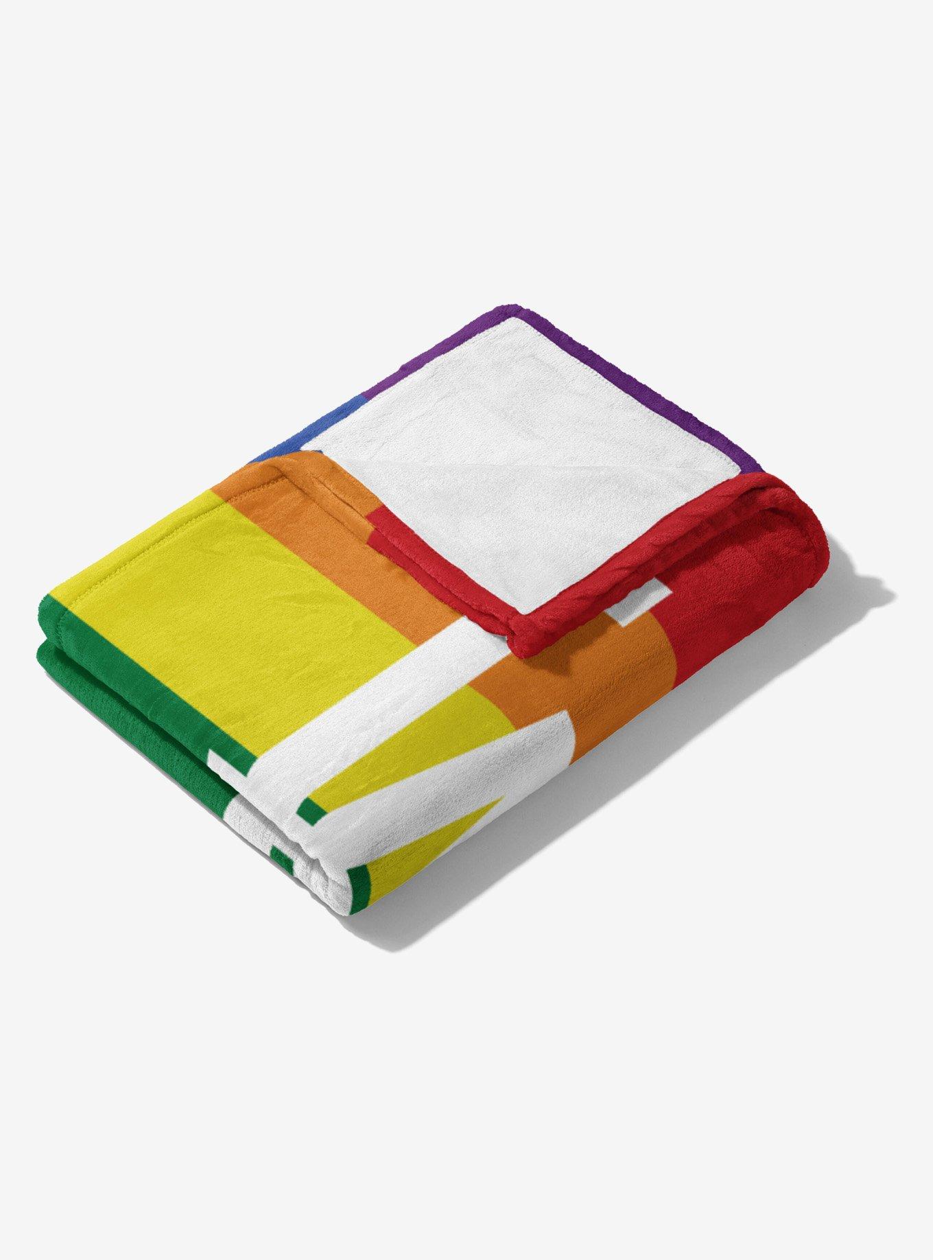 MLB Los Angeles Dodgers Pride Series Silk Touch Throw Blanket, , alternate