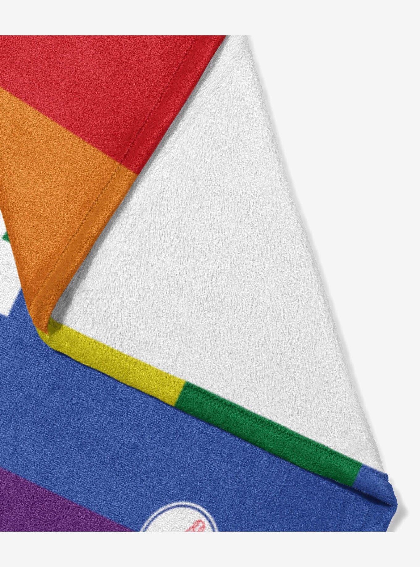 MLB Houston Astros Pride Series Silk Touch Throw Blanket, , alternate