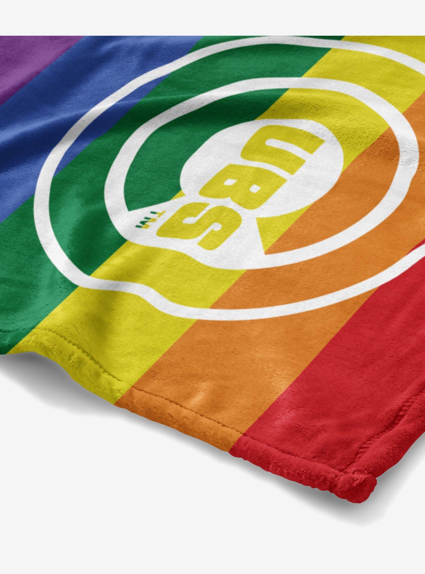MLB Chicago Cubs Pride Series Silk Touch Throw Blanket, , hi-res