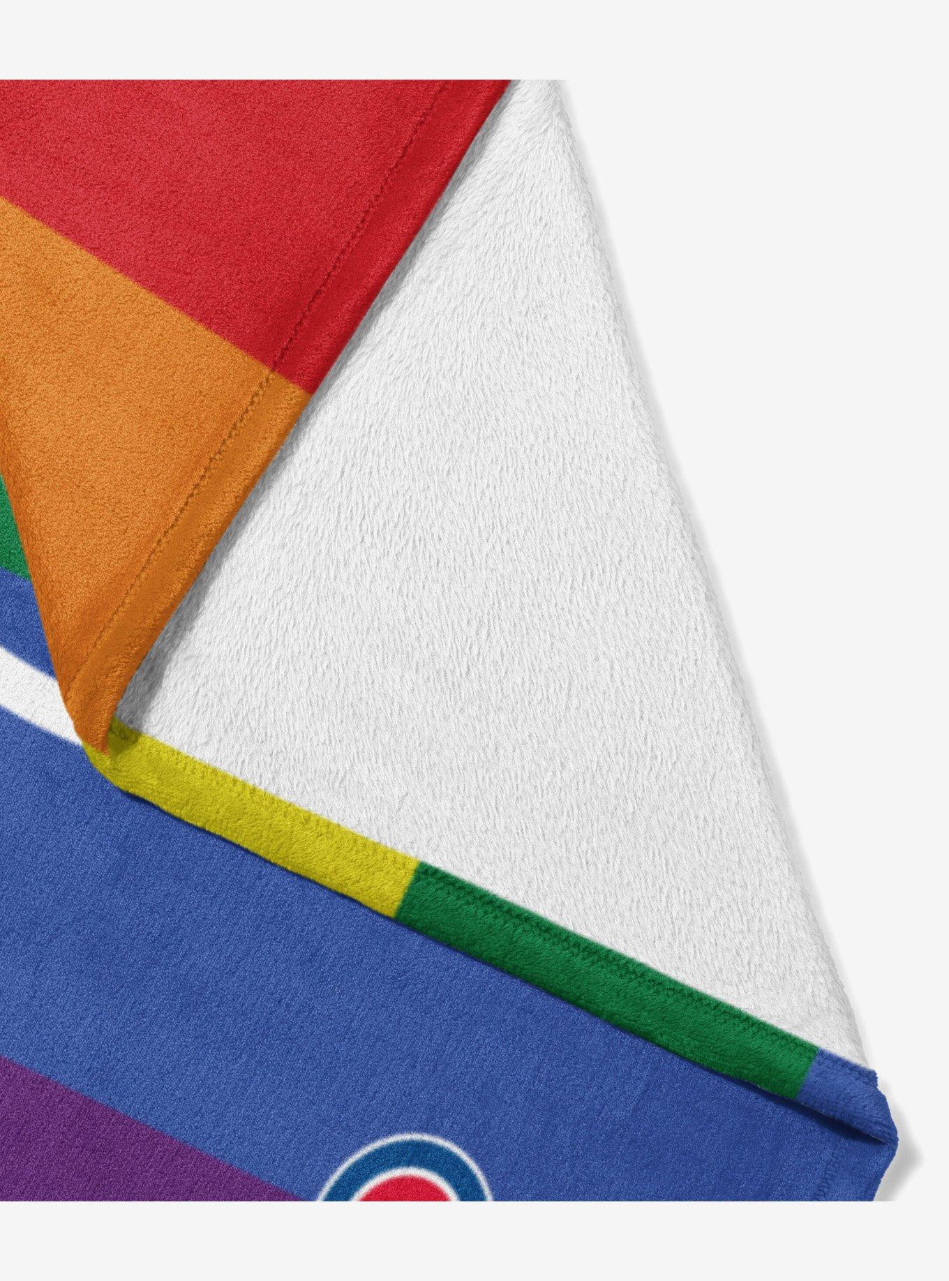 MLB Chicago Cubs Pride Series Silk Touch Throw Blanket, , alternate