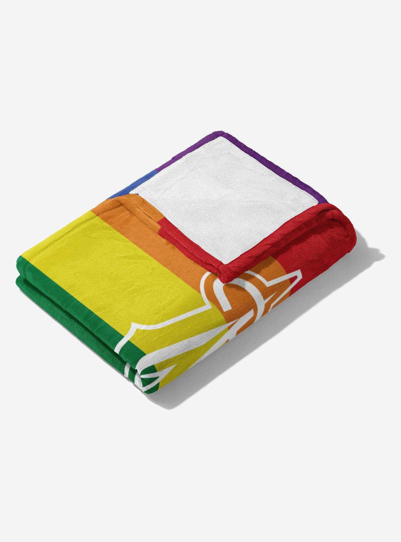 MLB Los Angeles Angels Pride Series Silk Touch Throw Blanket, , alternate