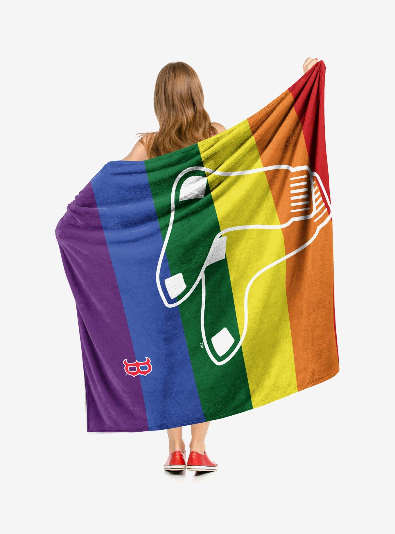 MLB Boston Red Sox Pride Series Silk Touch Throw Blanket, , hi-res