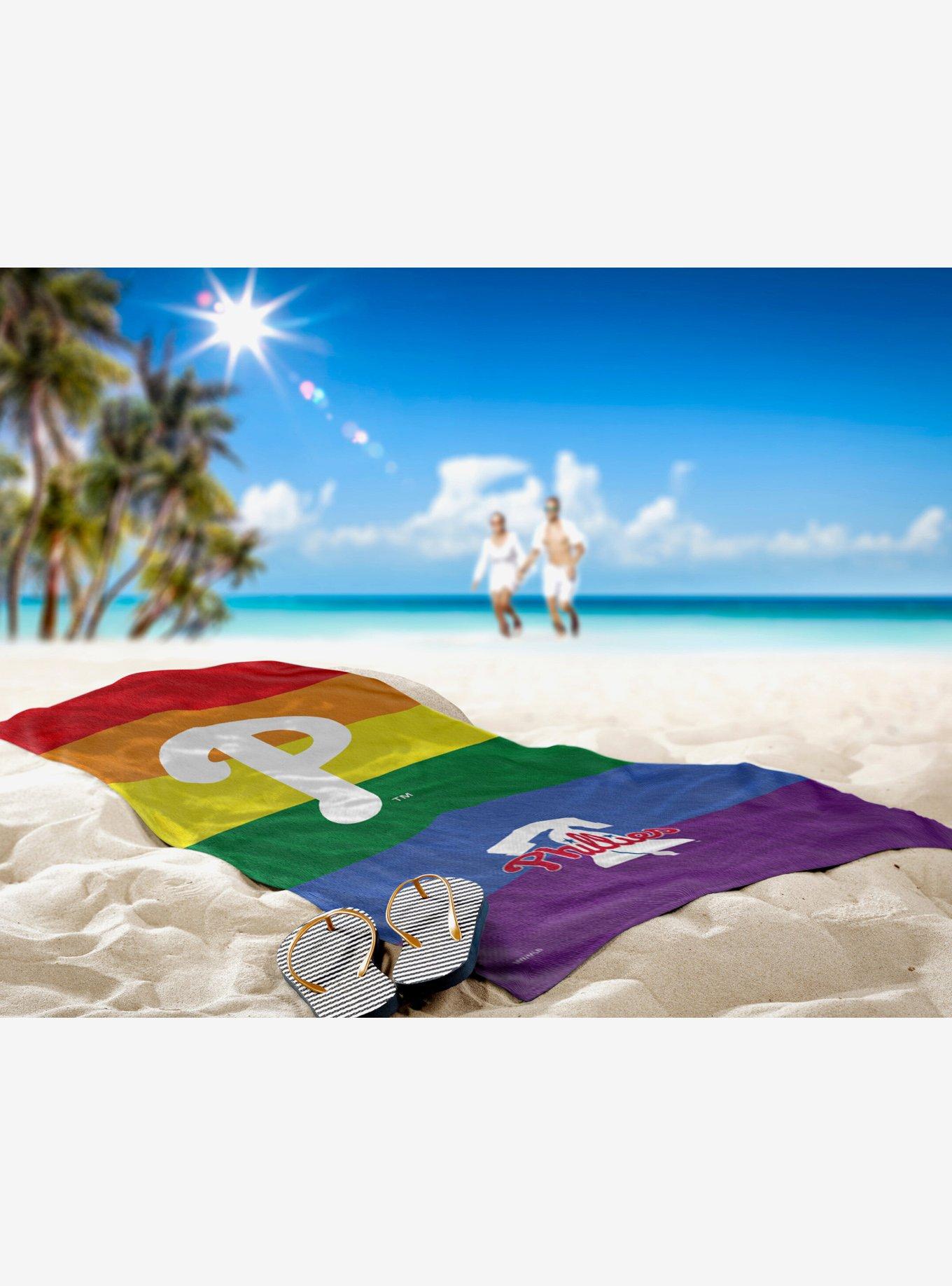MLB Philadelphia Phillies Pride Series Beach Towel, , hi-res
