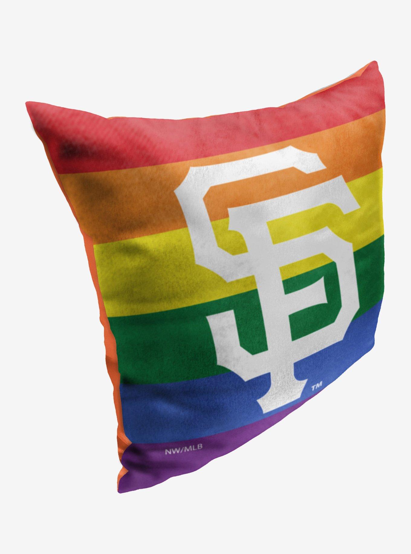 MLB San Francisco Giants Pride Series Throw Pillow, , alternate