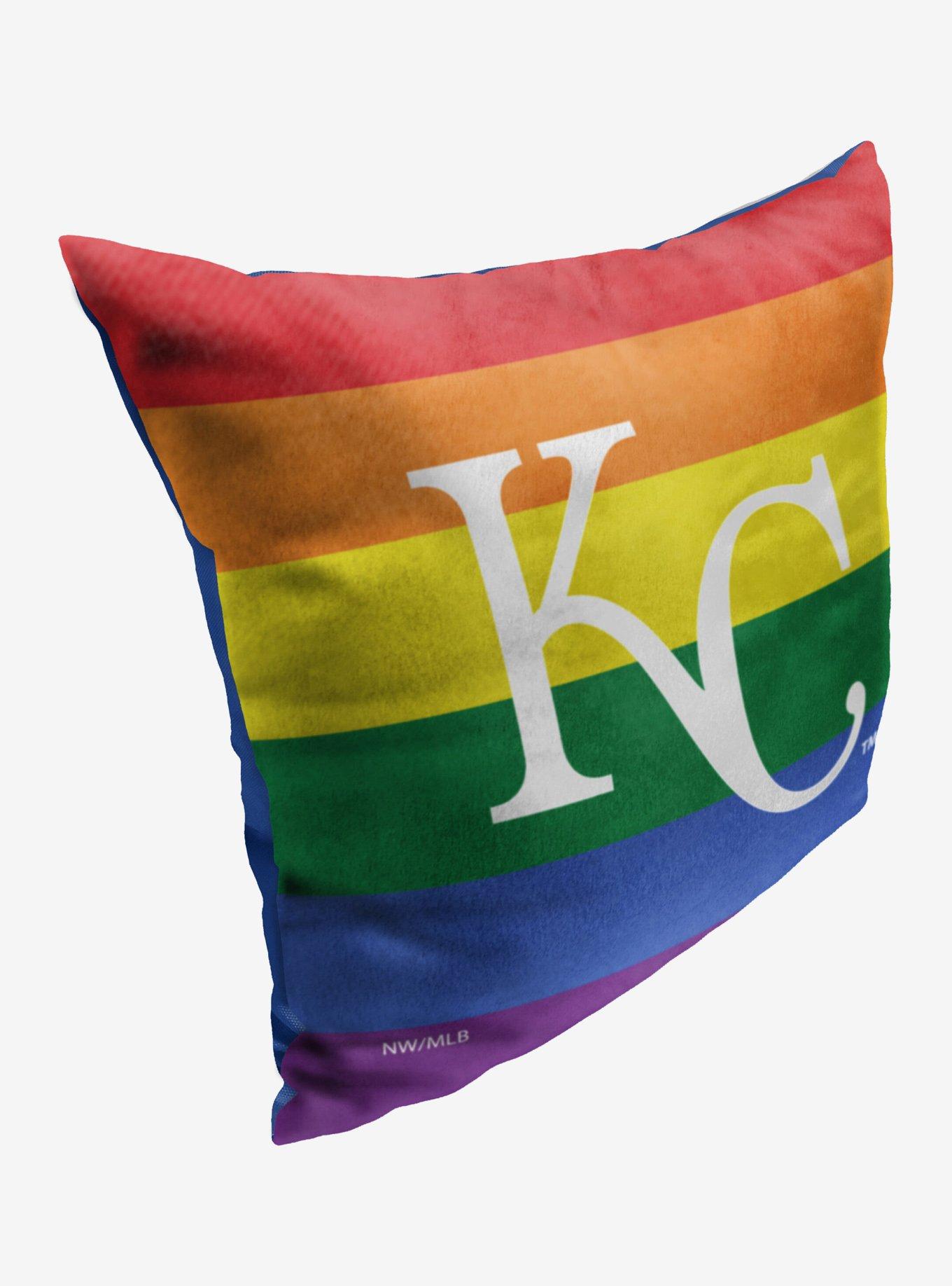 MLB Kansas City Royals Pride Series Throw Pillow, , alternate