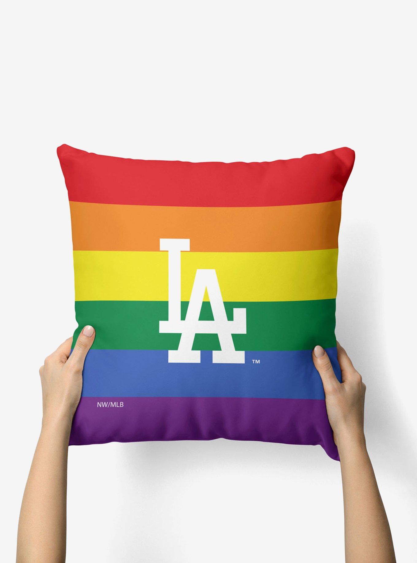 MLB Houston Astros Pride Series Throw Pillow, , alternate