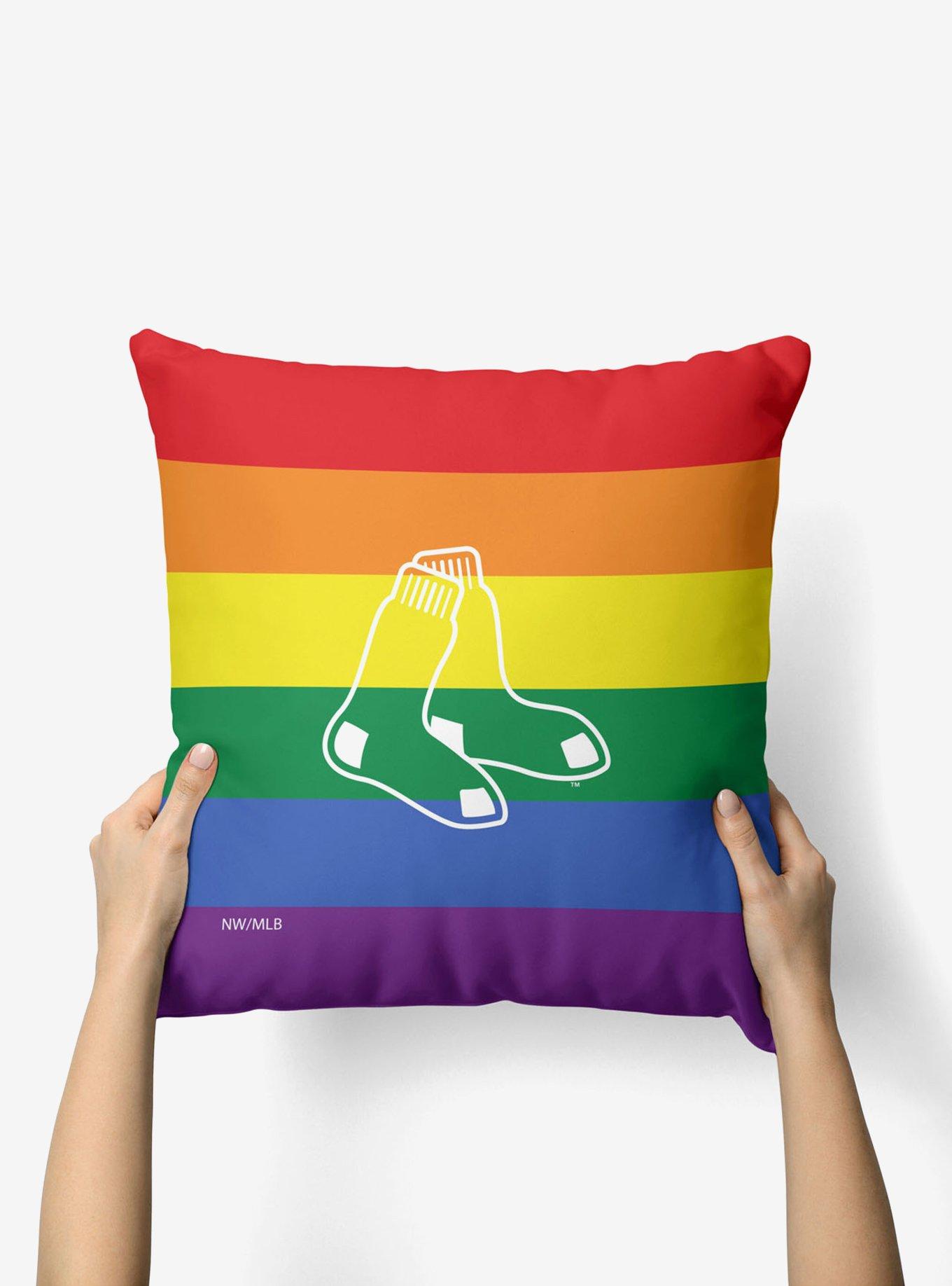 MLB Boston Red Sox Pride Series Throw Pillow, , alternate