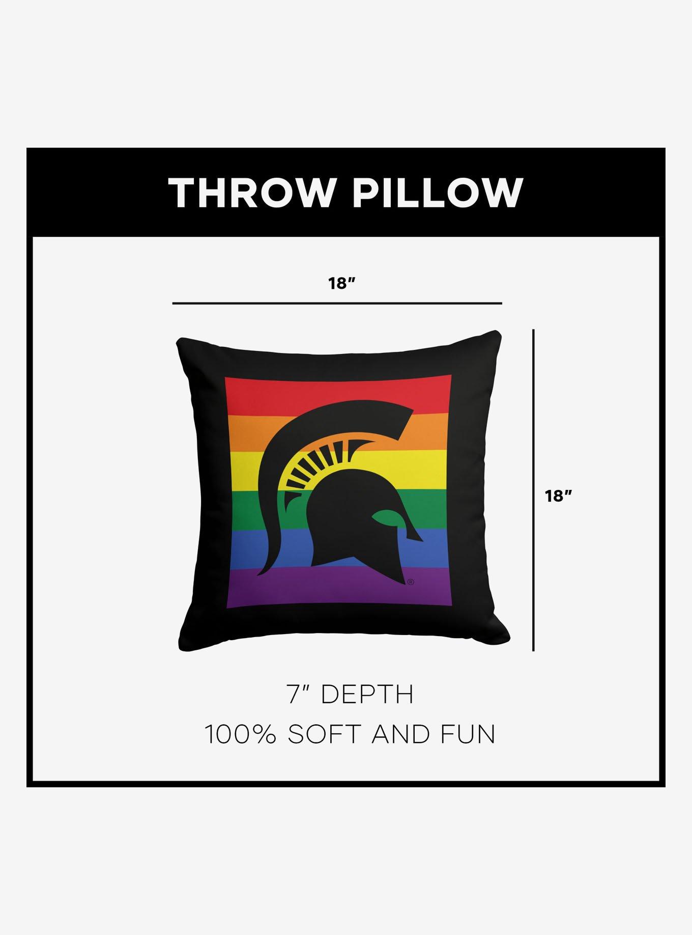 NCAA Michigan State Pride Series Throw Pillow, , alternate