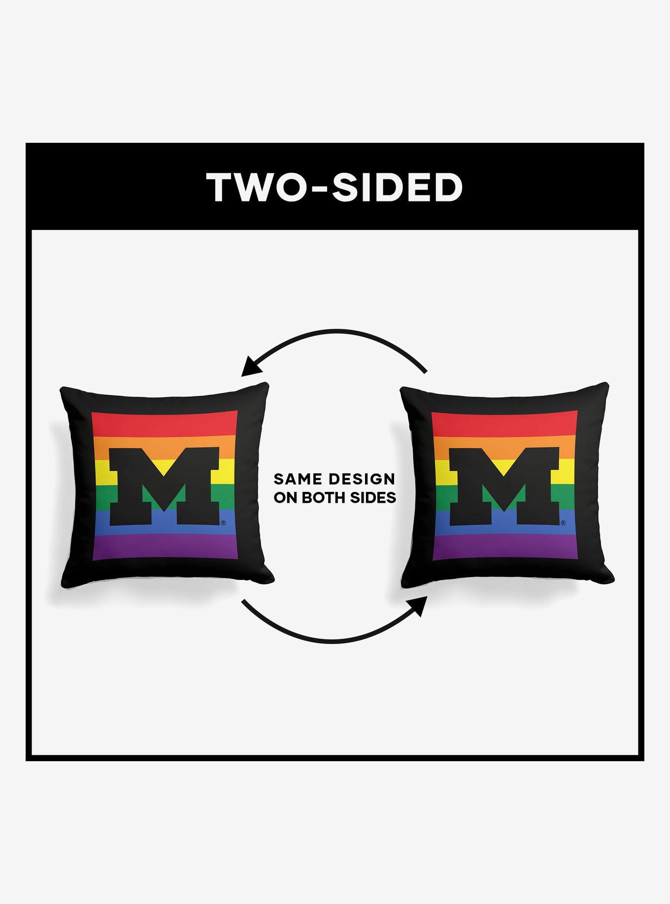NCAA Michigan Pride Series Throw Pillow, , alternate