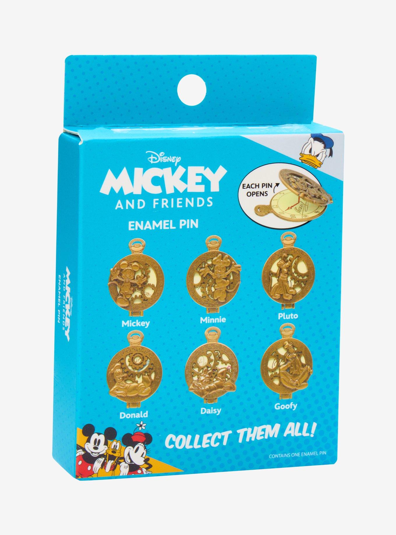 Disney Mickey & Friends Pocket Watch Blind Box Hinge Enamel Pin - BoxLunch Exclusive