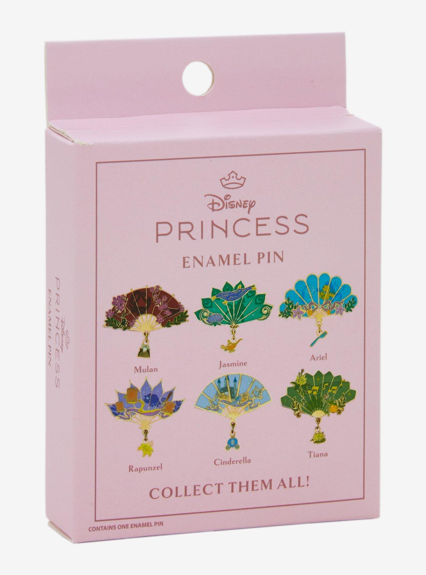 Disney Princess Fan Blind Box Enamel Pin — BoxLunch Exclusive, , hi-res